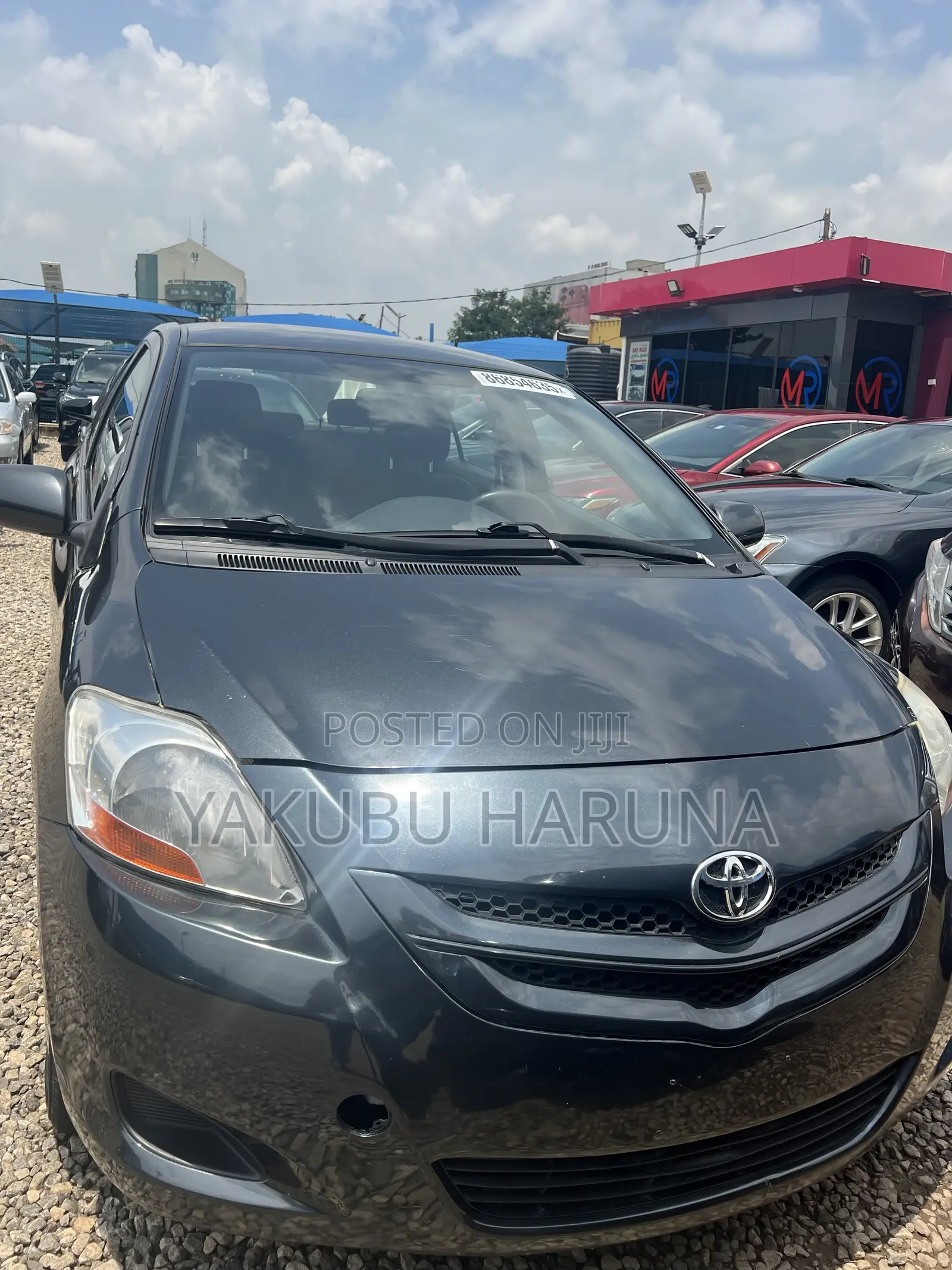 Toyota Yaris Sedan 2007 Gray