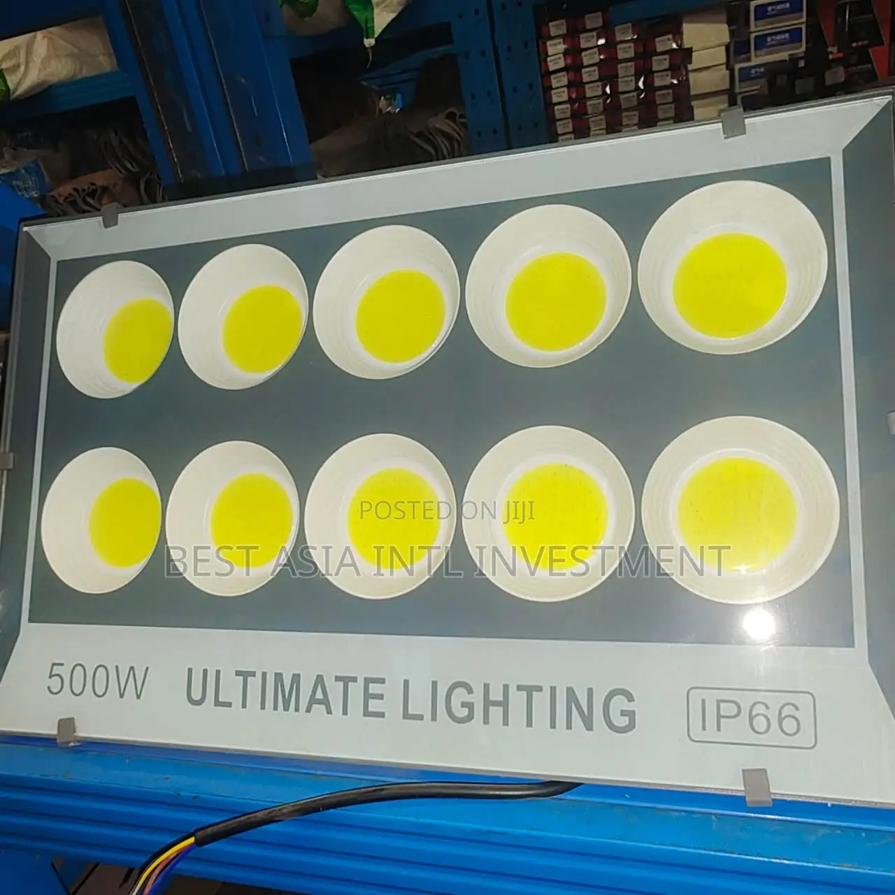500W Ultimate Lighting IP66 High-Power COB LED Floodlight