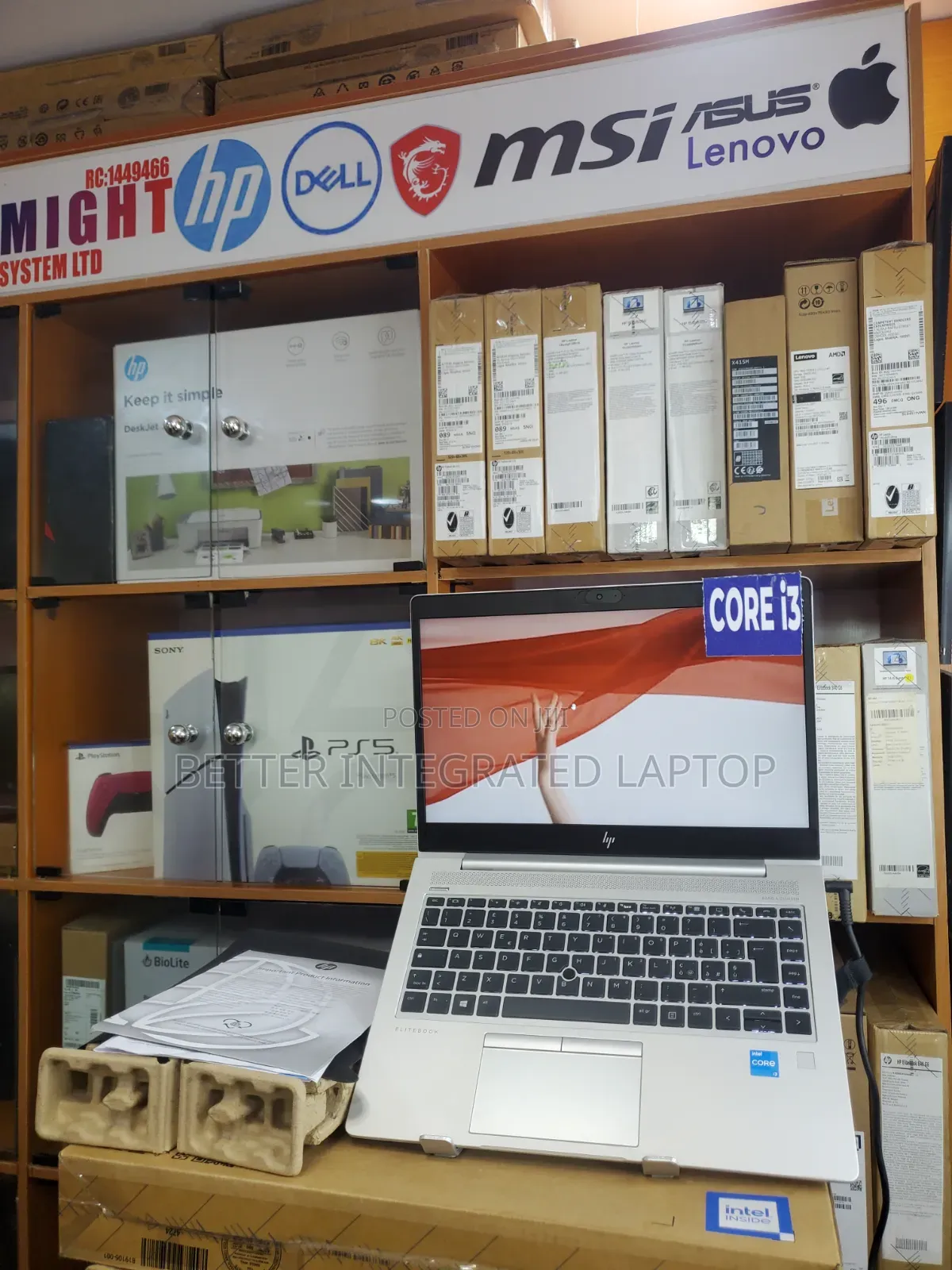 New Laptop HP EliteBook 8470P 4GB Intel Core i3 SSD 512GB