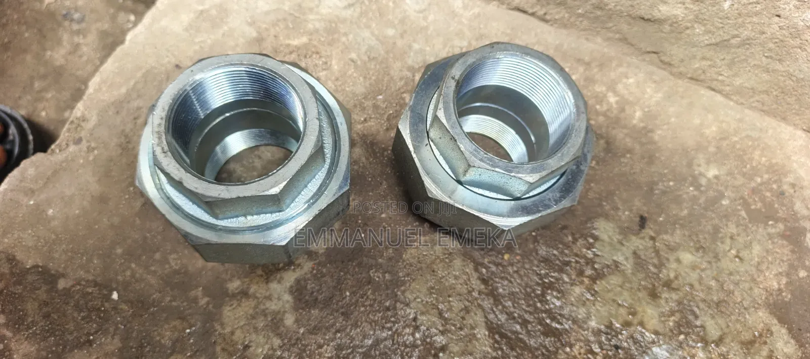 -Head Threaded Pipe Union Nut / Coupling Assembly 2"