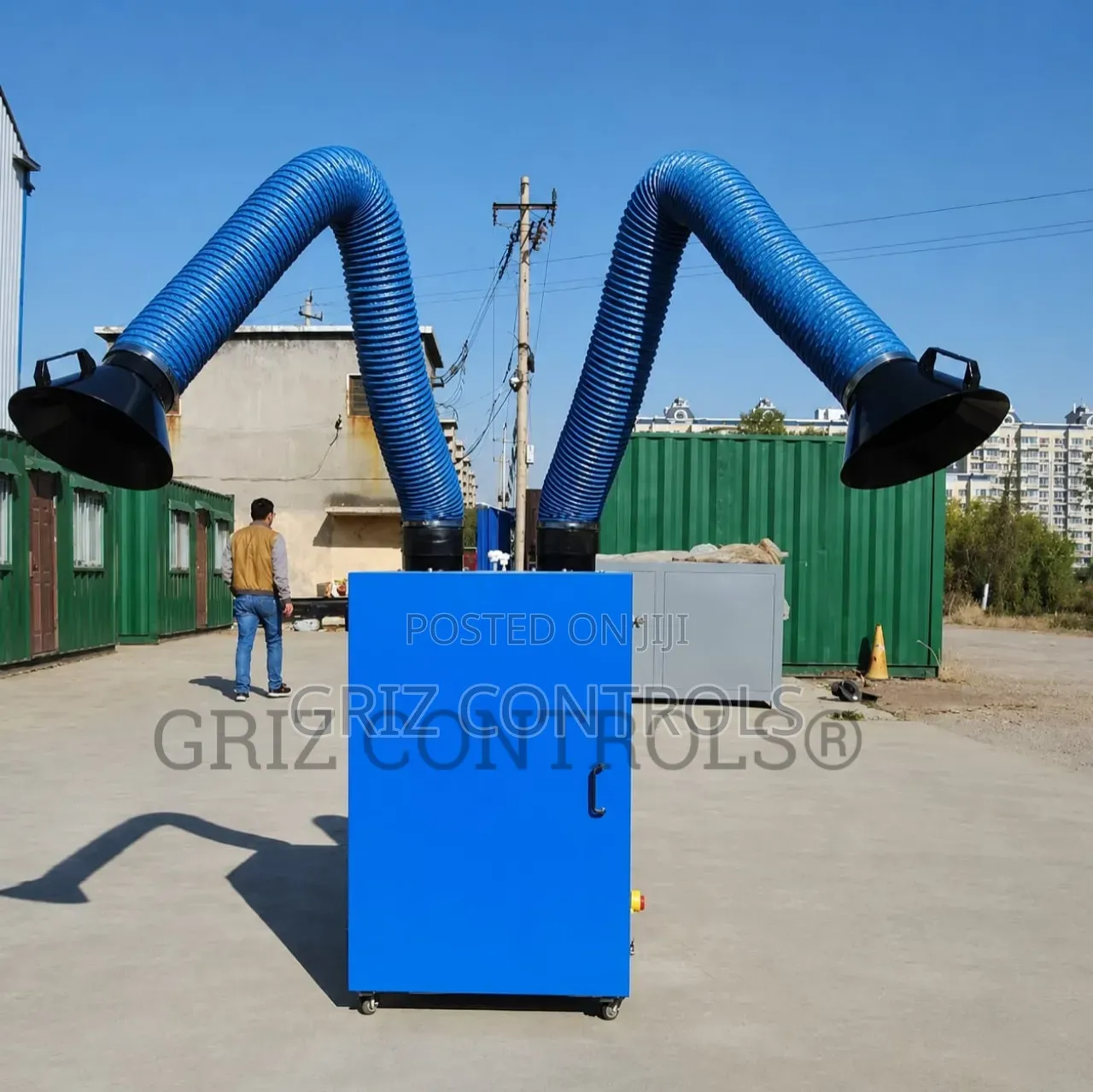 GRIZ CONTROLS Fume Smoke Extractor | Industrial Fume Extraction System