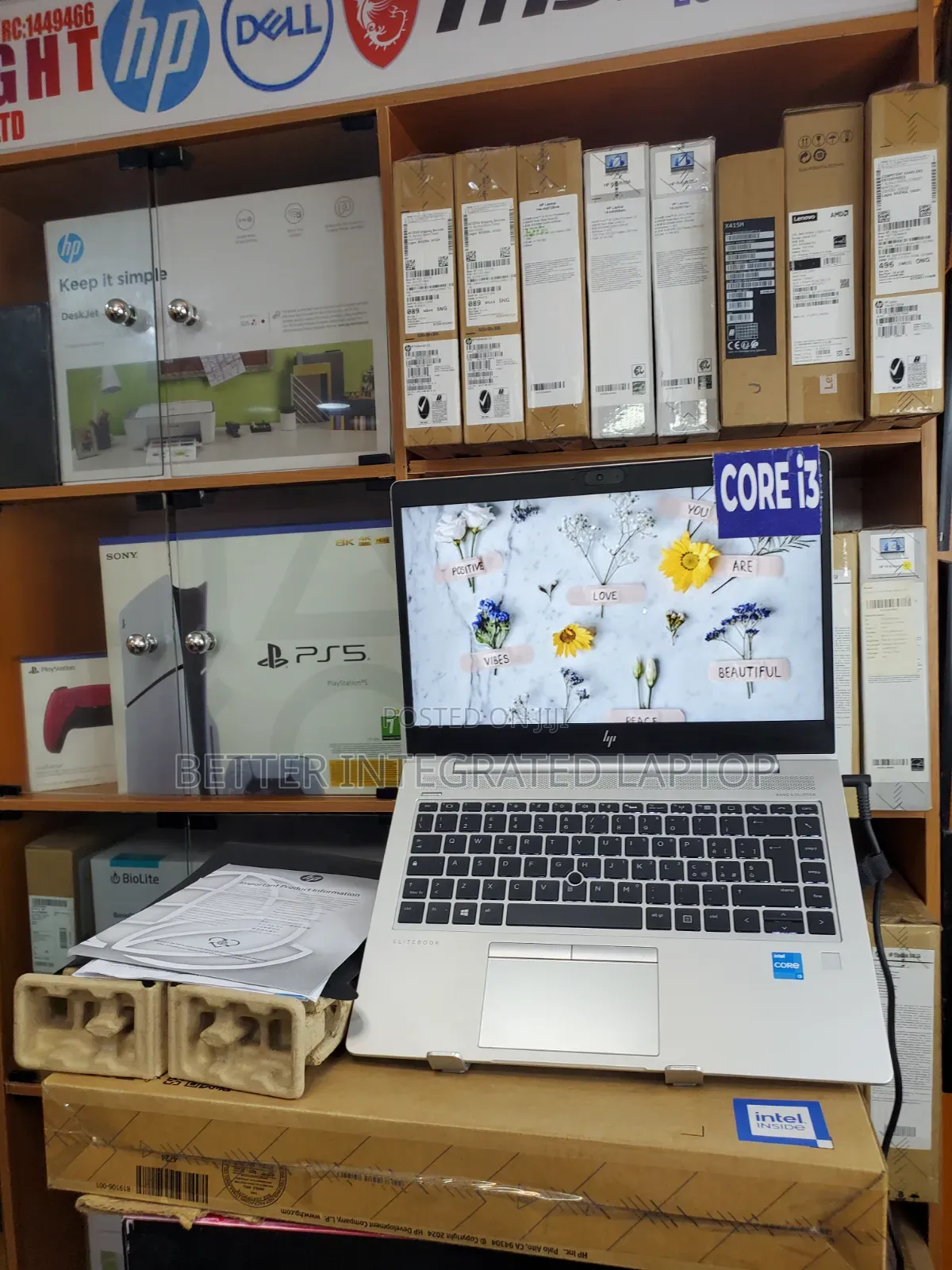 New Laptop HP EliteBook 8470P 12GB Intel Core i3 SSD 512GB