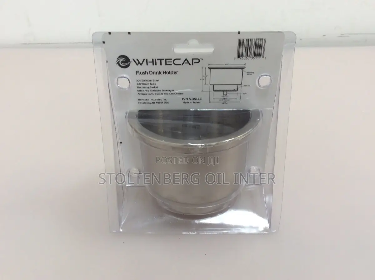 WHITECAP Stainless Steel Flush Cup Holder