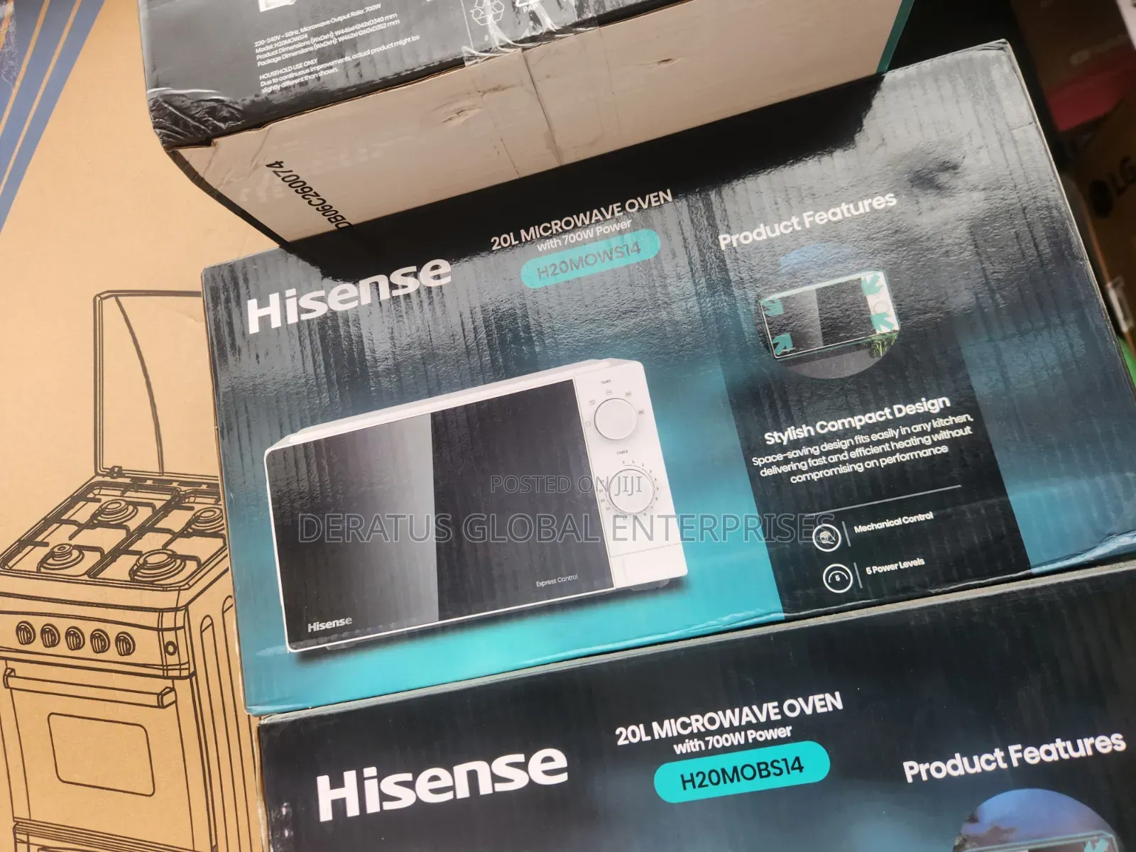 20L Hisense Microwave Oven _ 700W, 5 Power Levels