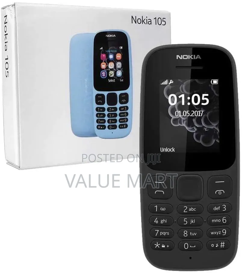 New Nokia 105 Black