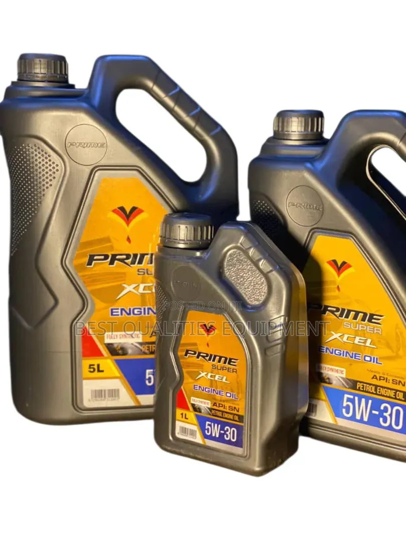 PRIME SUPER XCEL ENGINE OIL 5W - 30 {1 Litre, 4 Litres and 5 Litres}