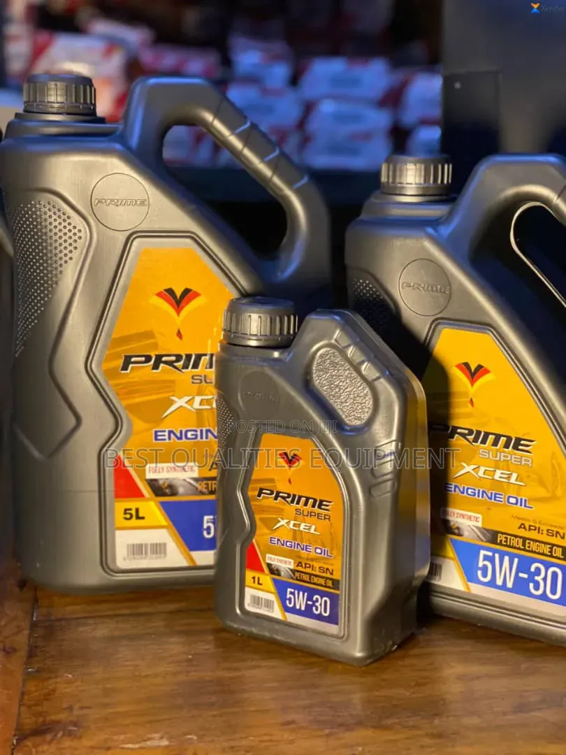 PRIME SUPER XCEL ENGINE OIL 5W - 30 {1 Litre, 4 Litres and 5 Litres}