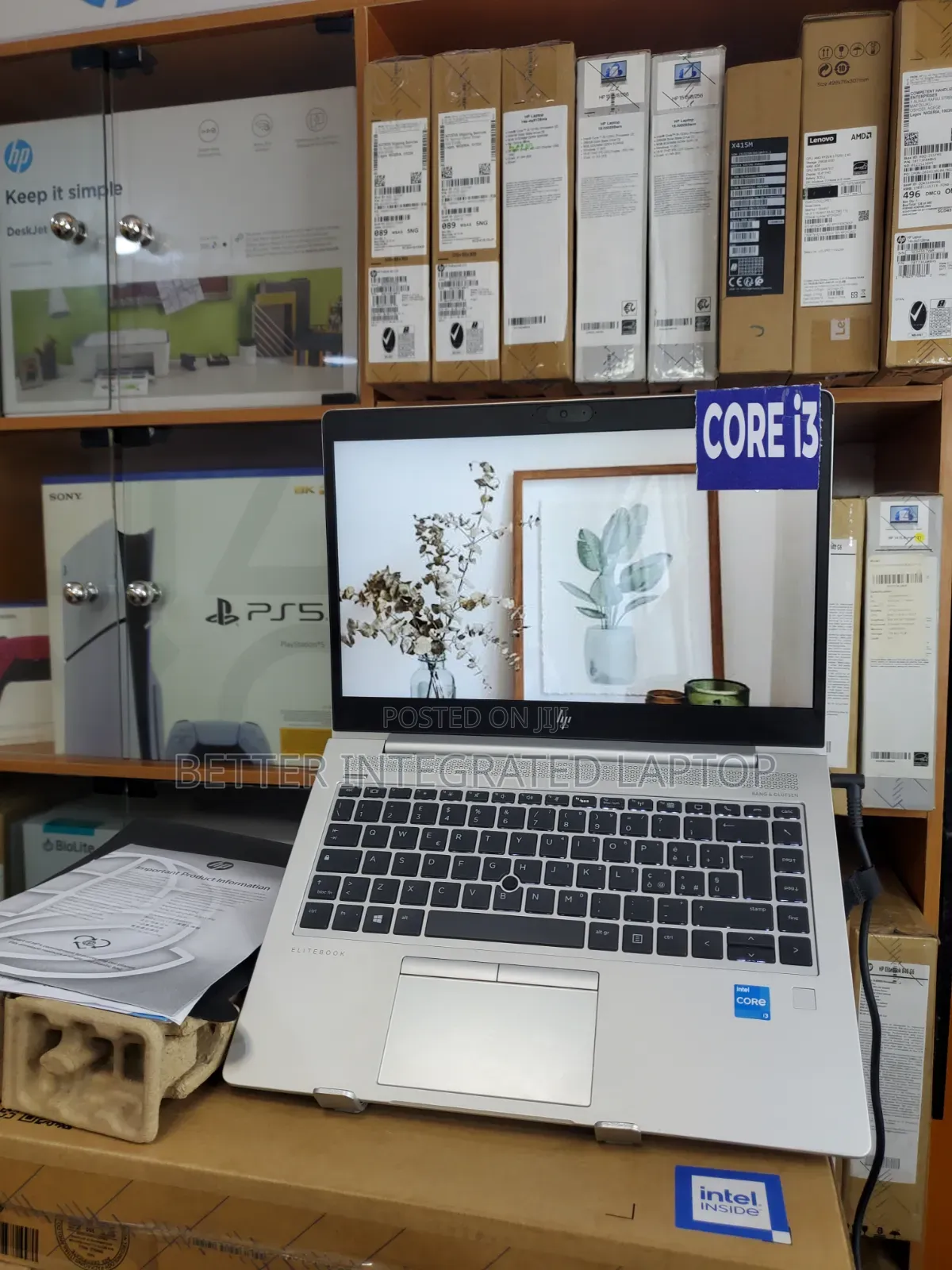 New Laptop HP EliteBook 8470W 4GB Intel Core i3 SSD 256GB