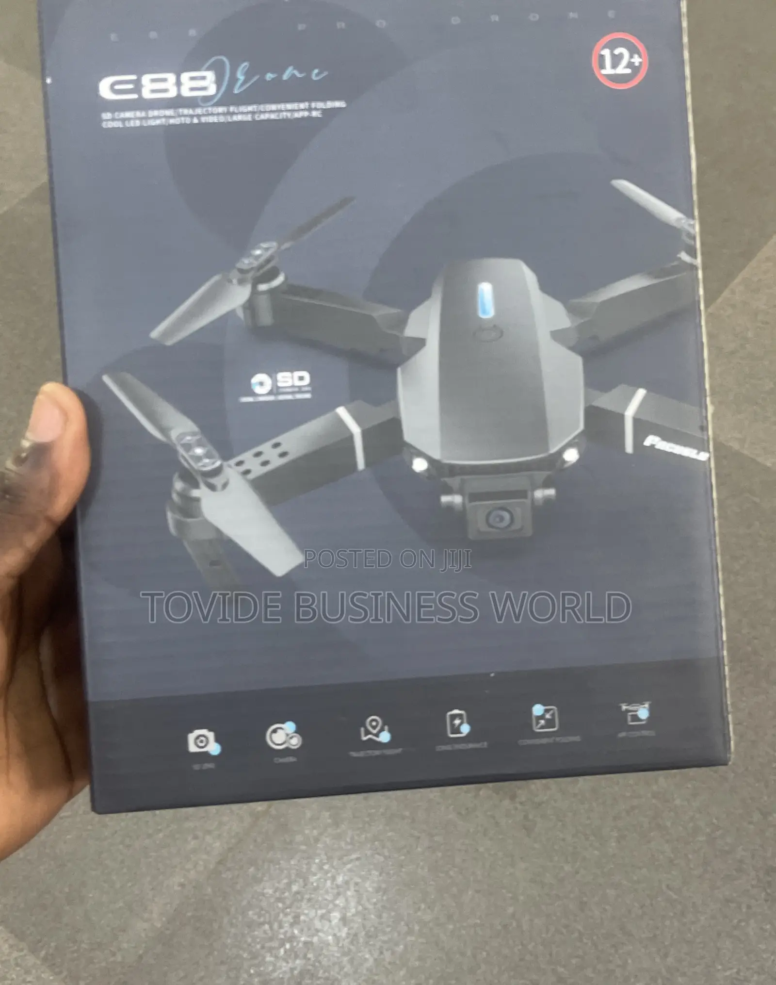 E88 Pro Drone + 3 Batteries