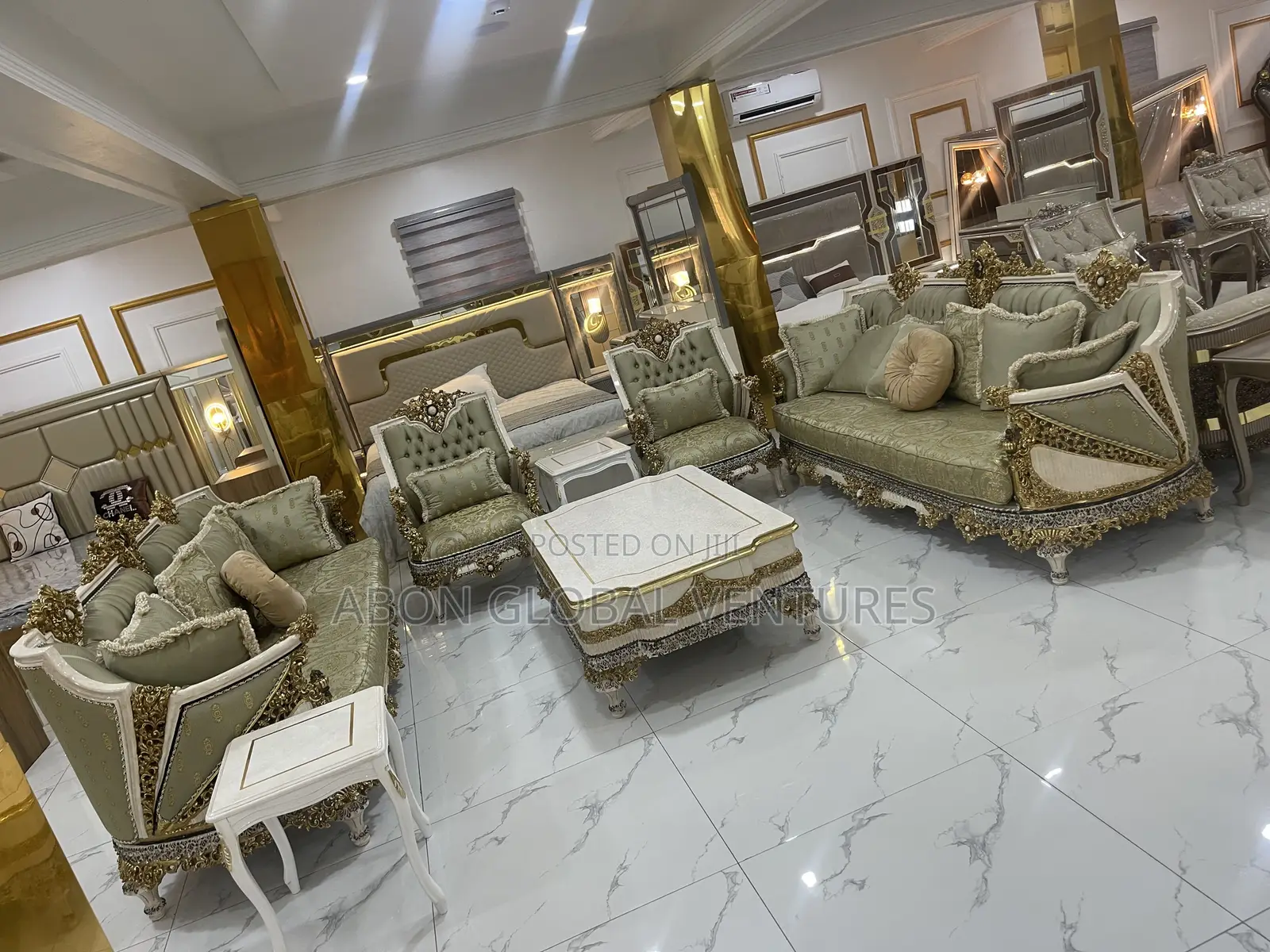Complete Executive Turkey Sofa Chair Set by (8) Seaters