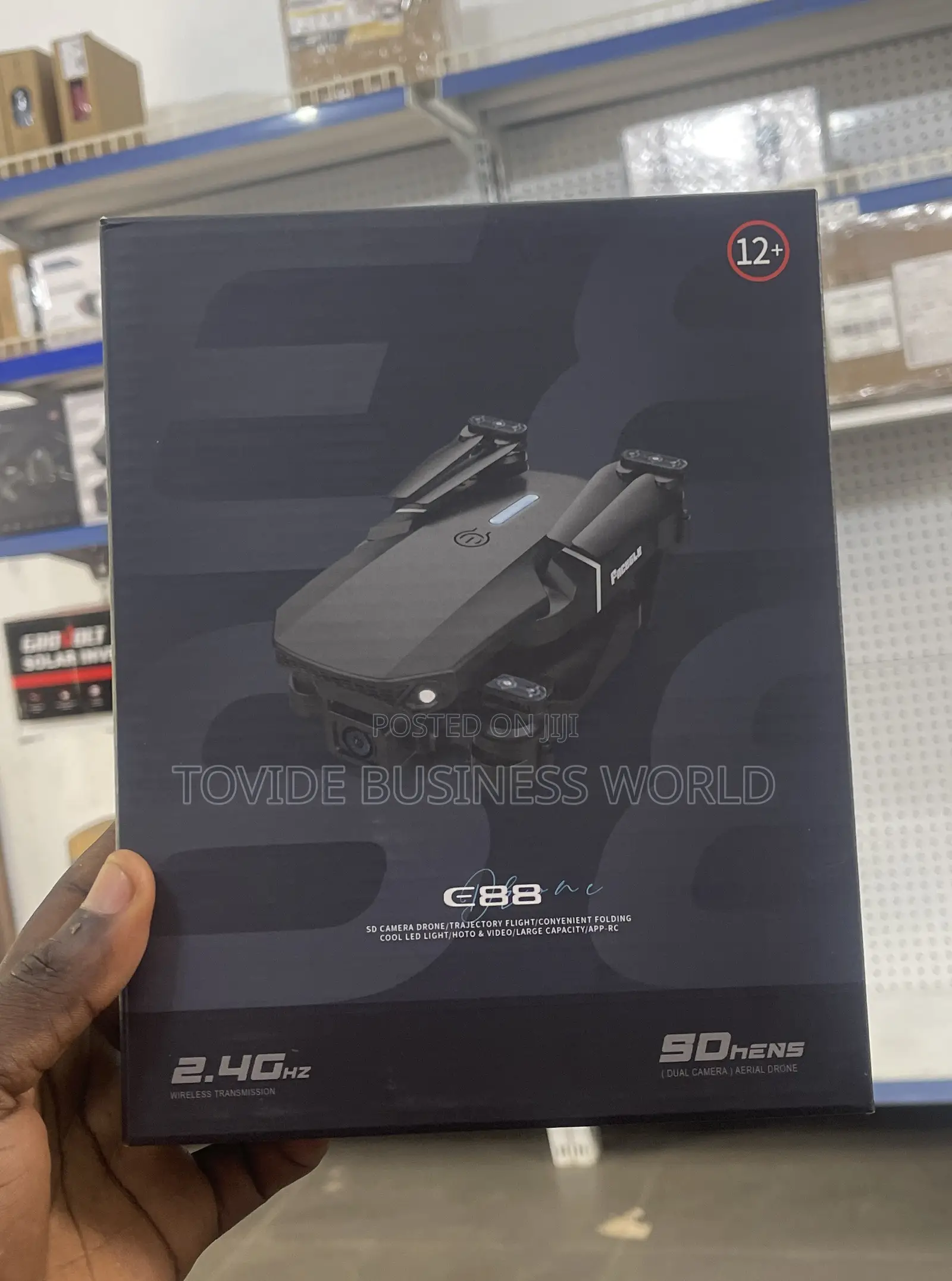 E88 Pro Drone + 3 Batteries
