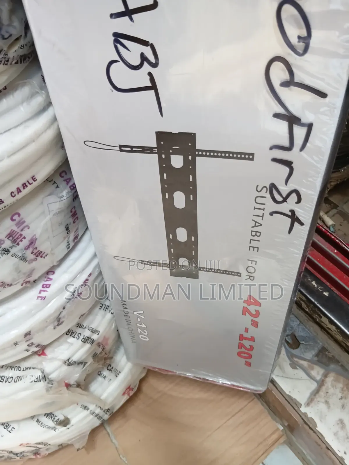 V Star Extra Heavy Duty TV Hanger 40 - 120"inches Wall Mount Bracket