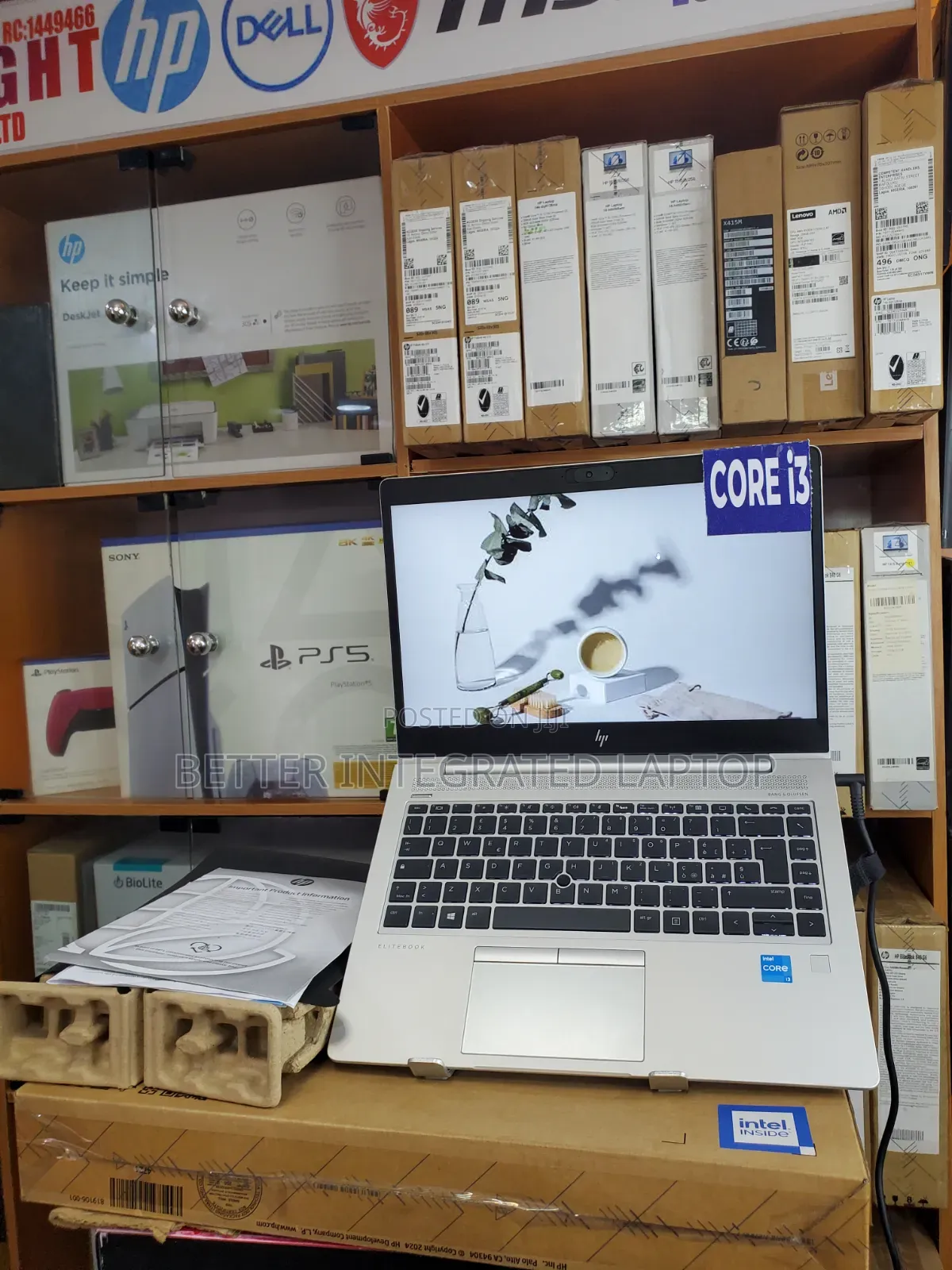 New Laptop HP EliteBook 8470W 8GB Intel Core i3 SSD 256GB