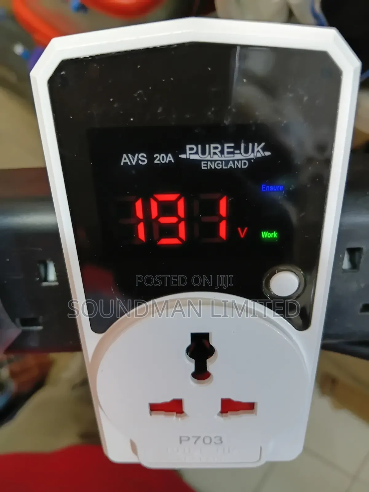 VOLTGUARD 20amps Digital Display Surge Protector AVS Frigde/TV Guard