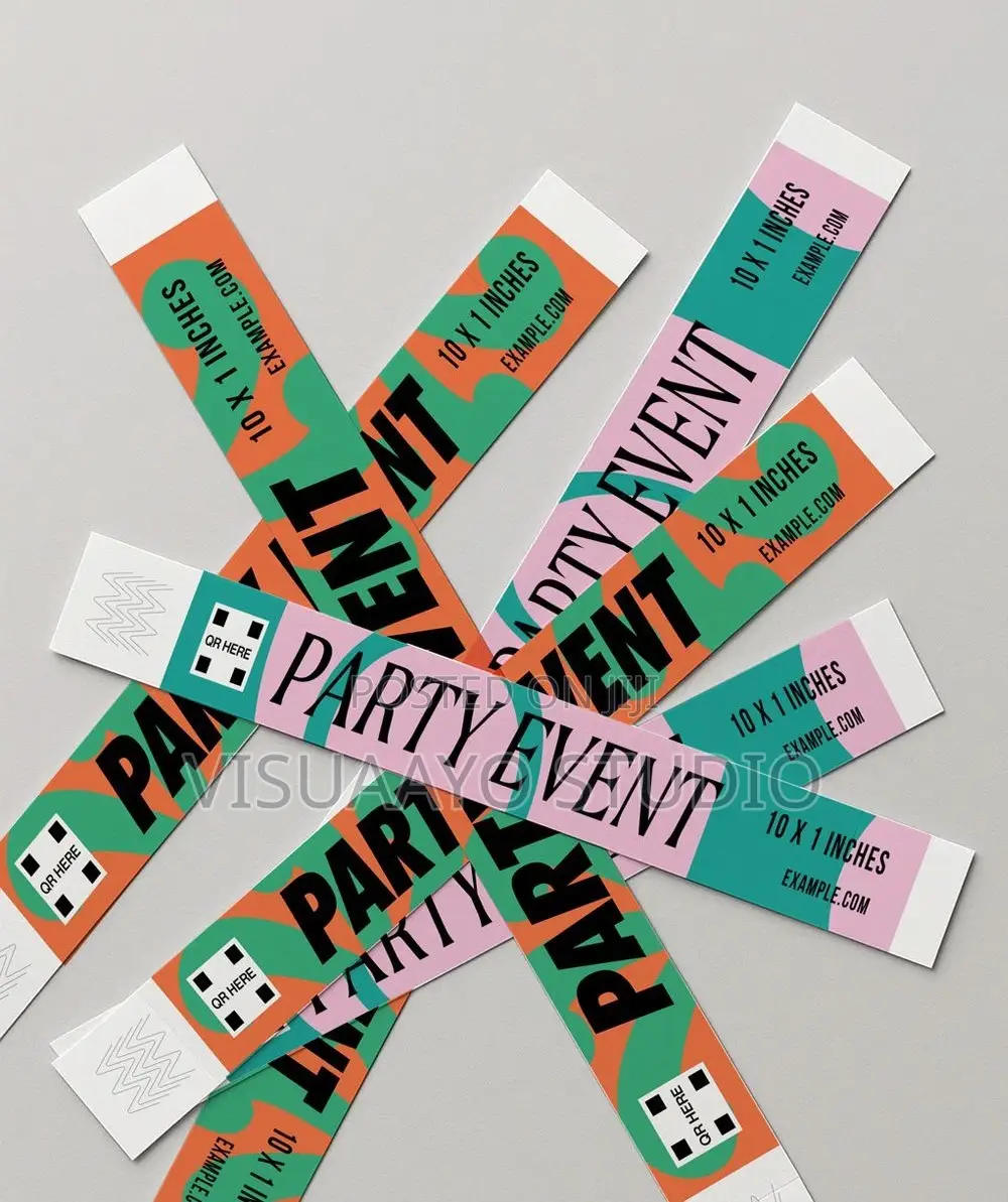 Event Wrist Tags Printing in Nigeria | Custom Wristbands for Events