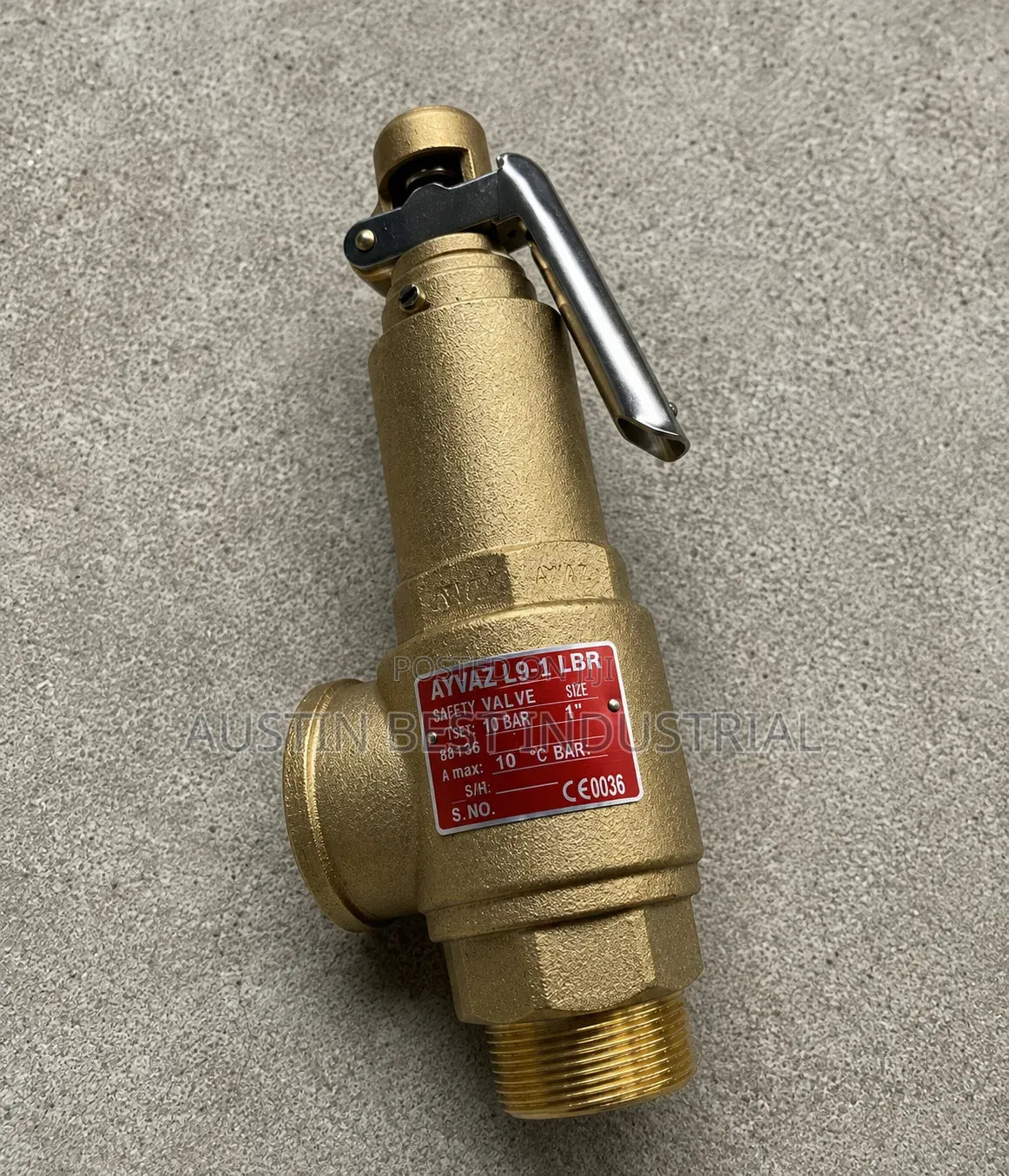 1” Safety Relief Valve 10bar