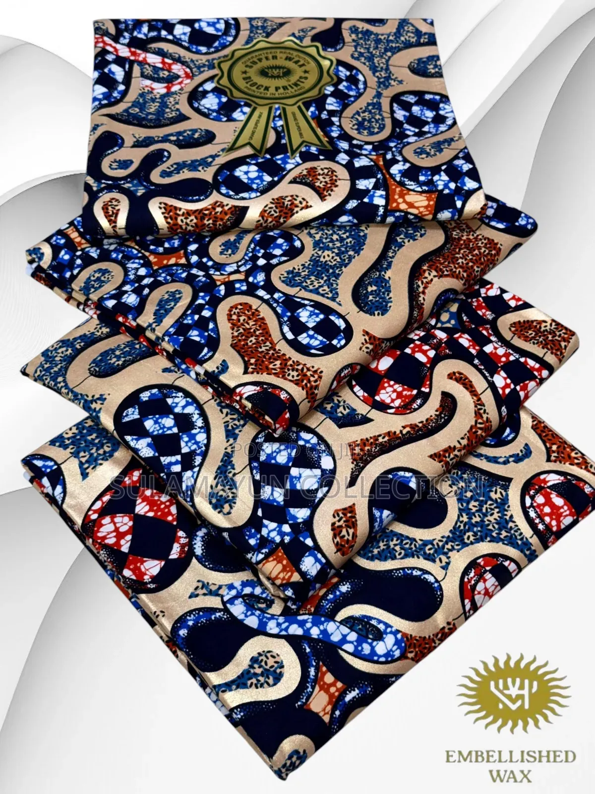 Super Vlisco Embellished Ankara