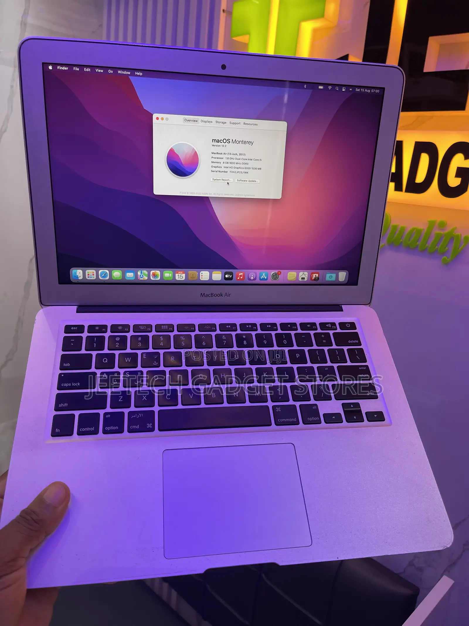 Laptop Apple MacBook Air 2017 8GB Intel Core i5 SSD 128GB