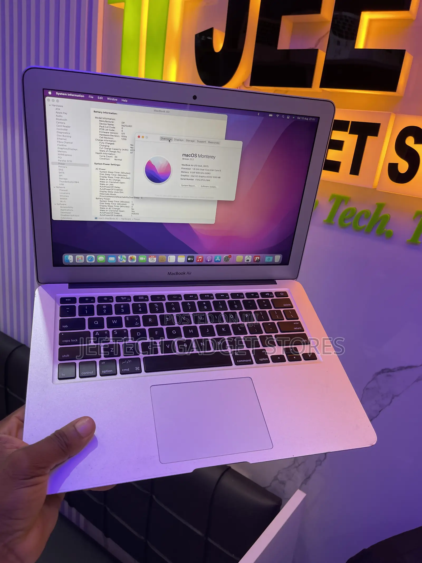 Laptop Apple MacBook Air 2017 8GB Intel Core i5 SSD 128GB