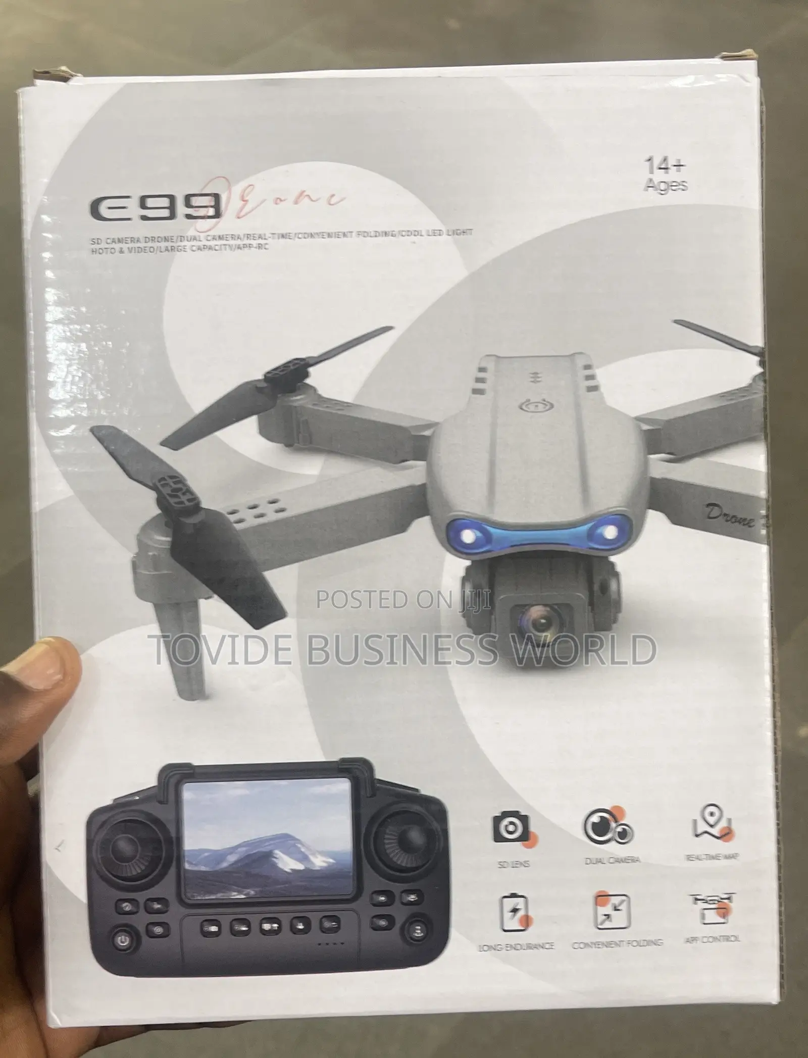 E99 Pro Max Drone + Screen Remote + 3 Batteries