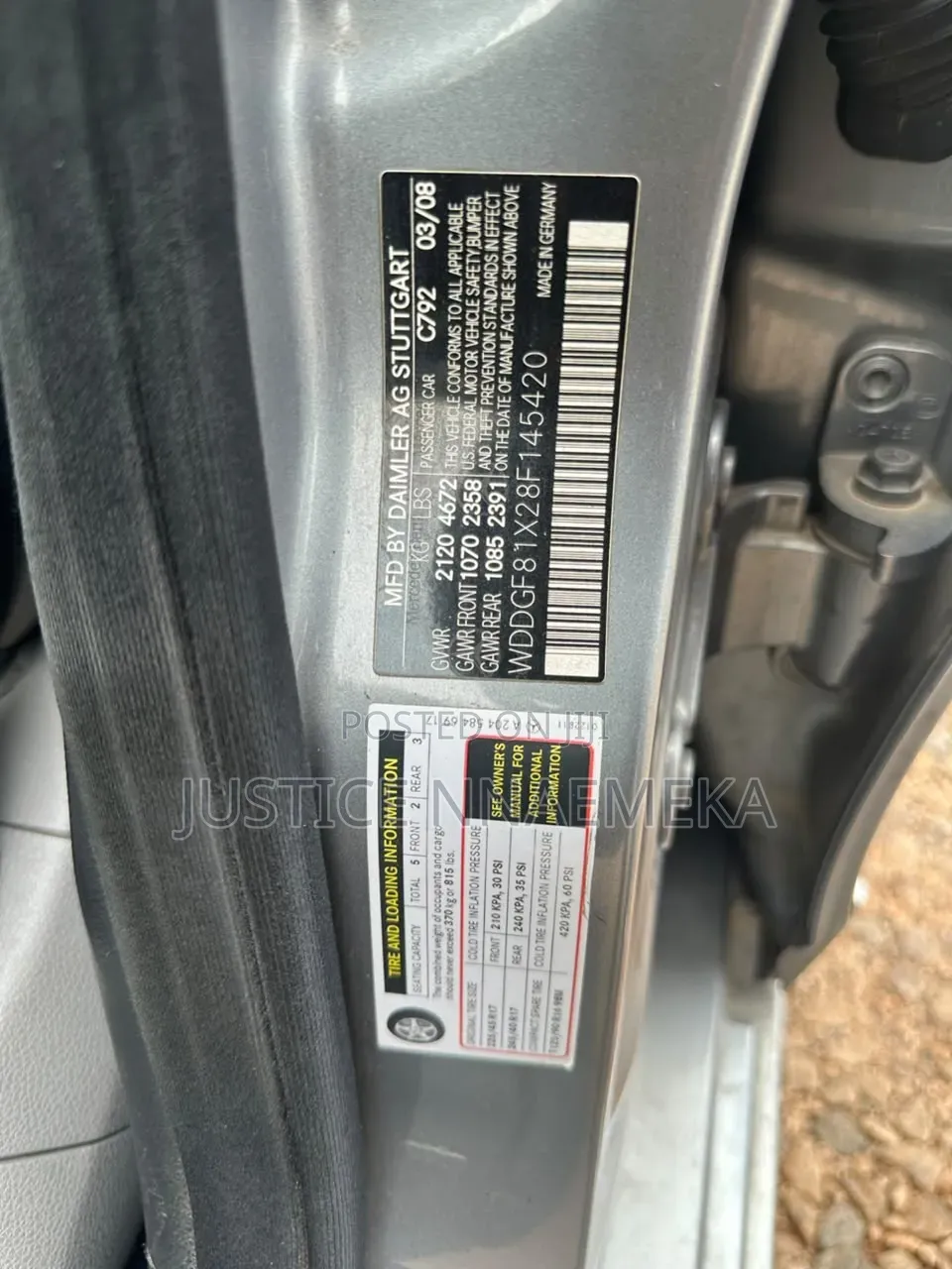 Mercedes-Benz C300 2009 Ivory