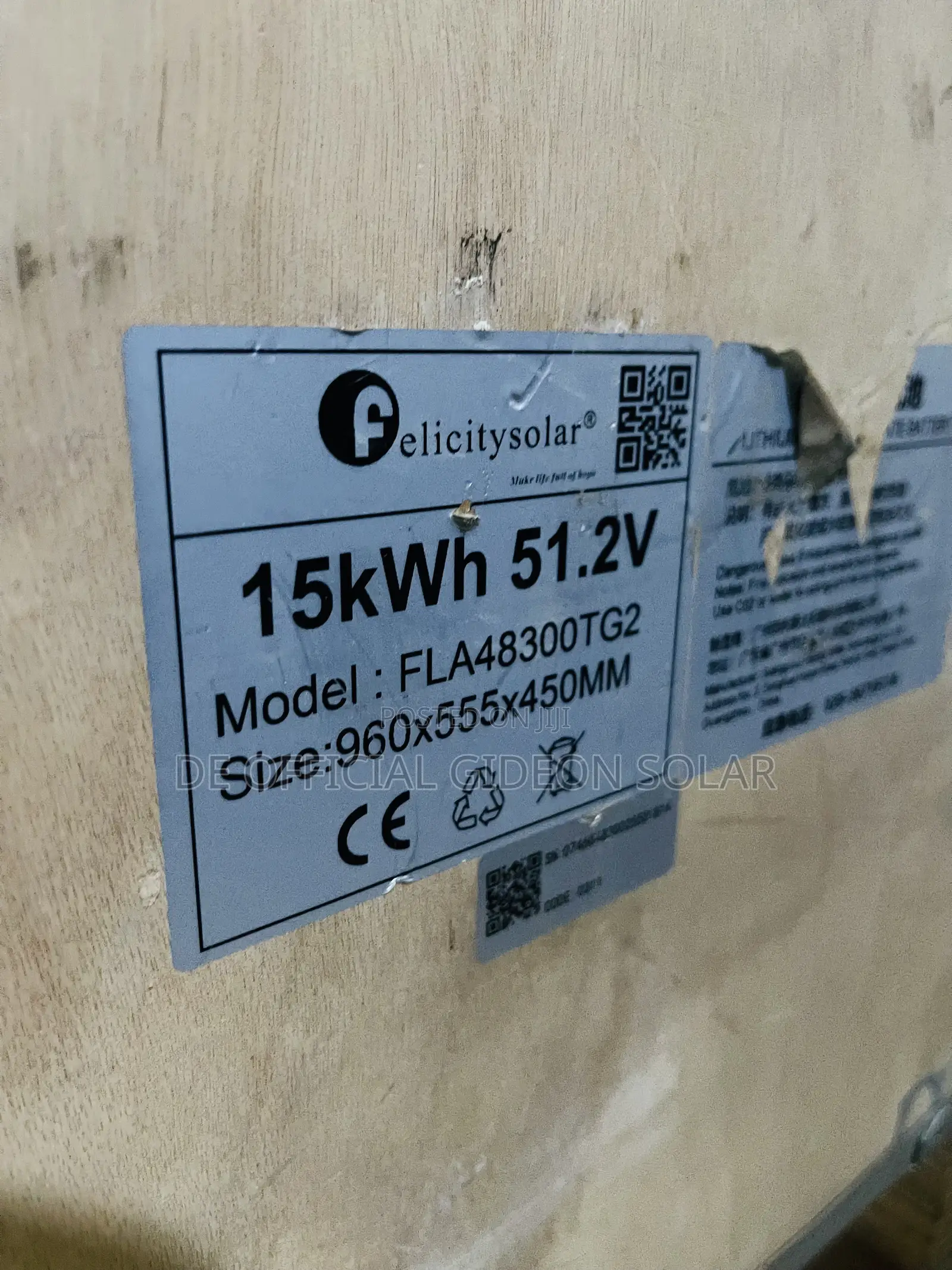 15kwh Felicity Battery