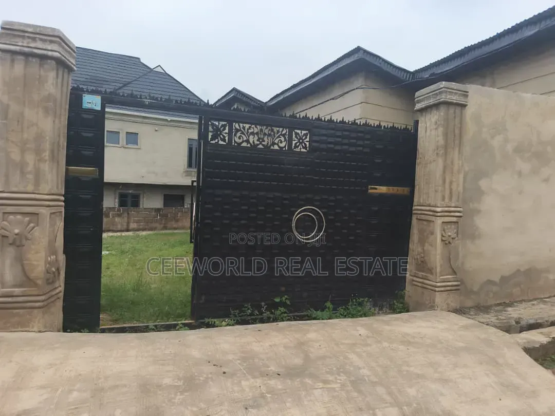 A Standard Plot of Land With Uncompleted Room and Parlour Self Con