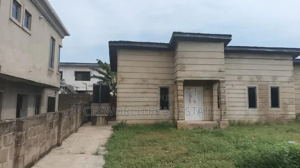 A Standard Plot of Land With Uncompleted Room and Parlour Self Con