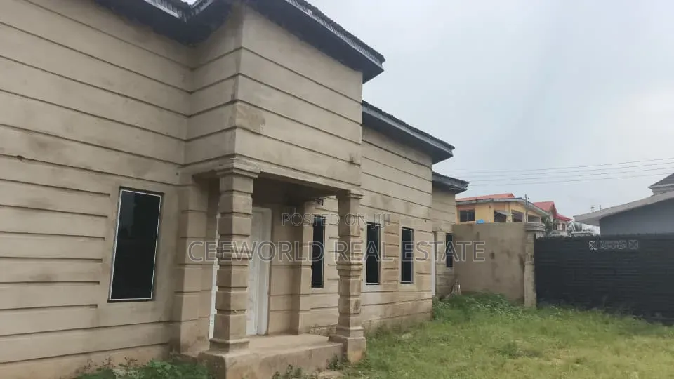 A Standard Plot of Land With Uncompleted Room and Parlour Self Con