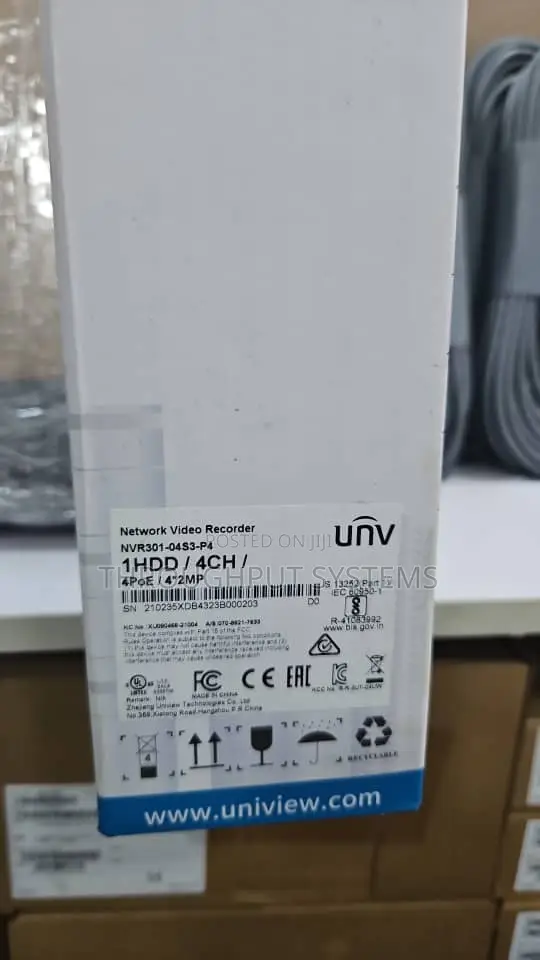 Unv Network Video Recorder 1hdd/4ch