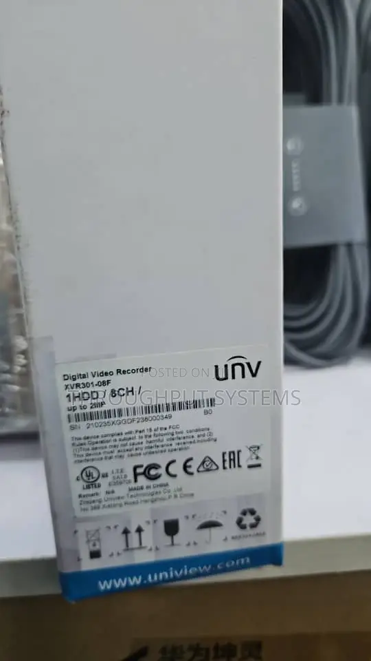 Unv Network Video Recorder 1hdd/8ch/2mp