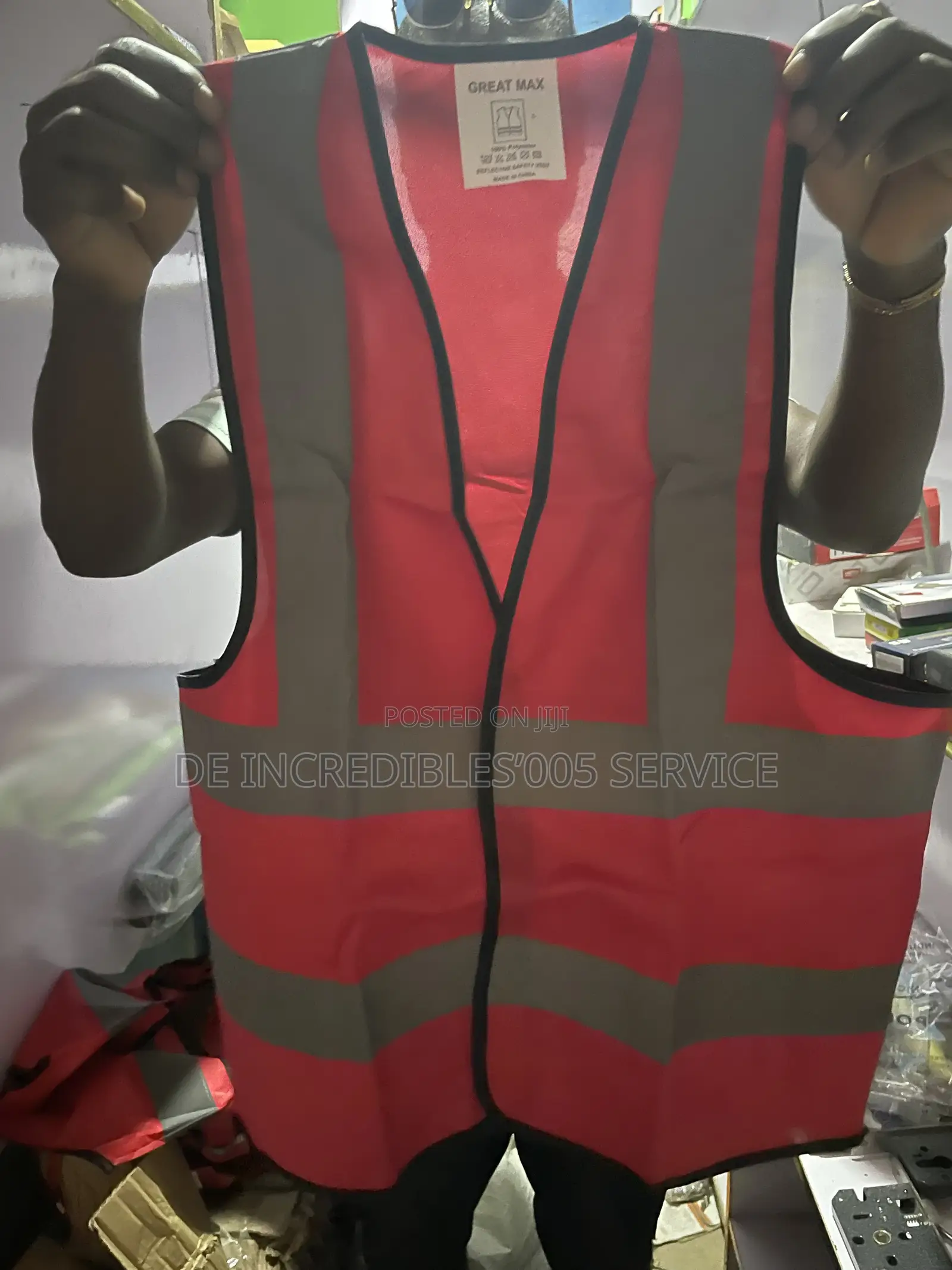 Red Reflective Jacket