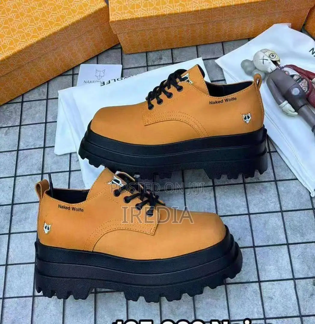 Naked Wolfe Platform Lace-Up Shoes