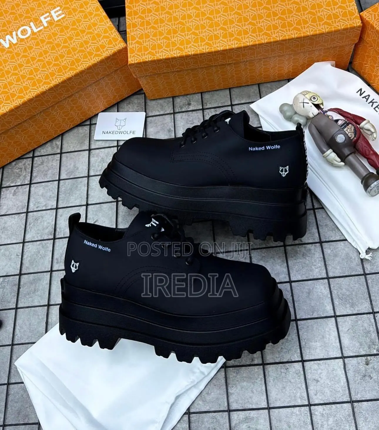 Naked Wolfe Platform Lace-Up Shoes