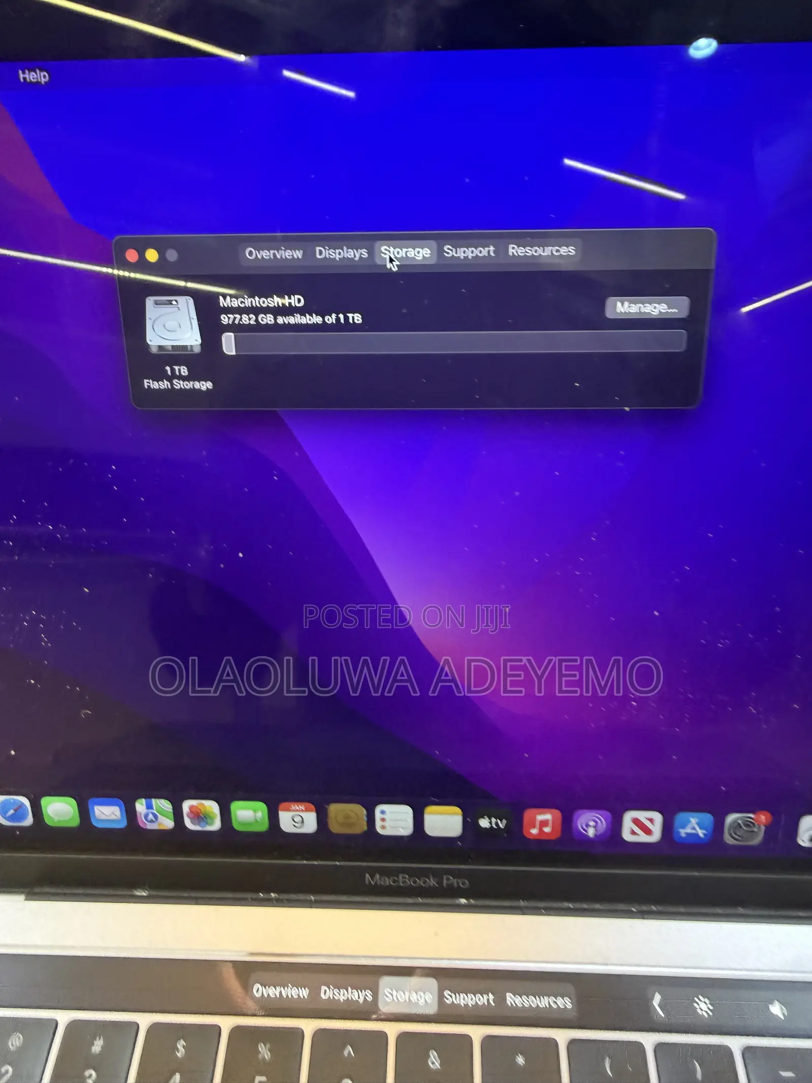 Laptop Apple MacBook Pro 2016 16GB Intel Core i7 SSD 1T