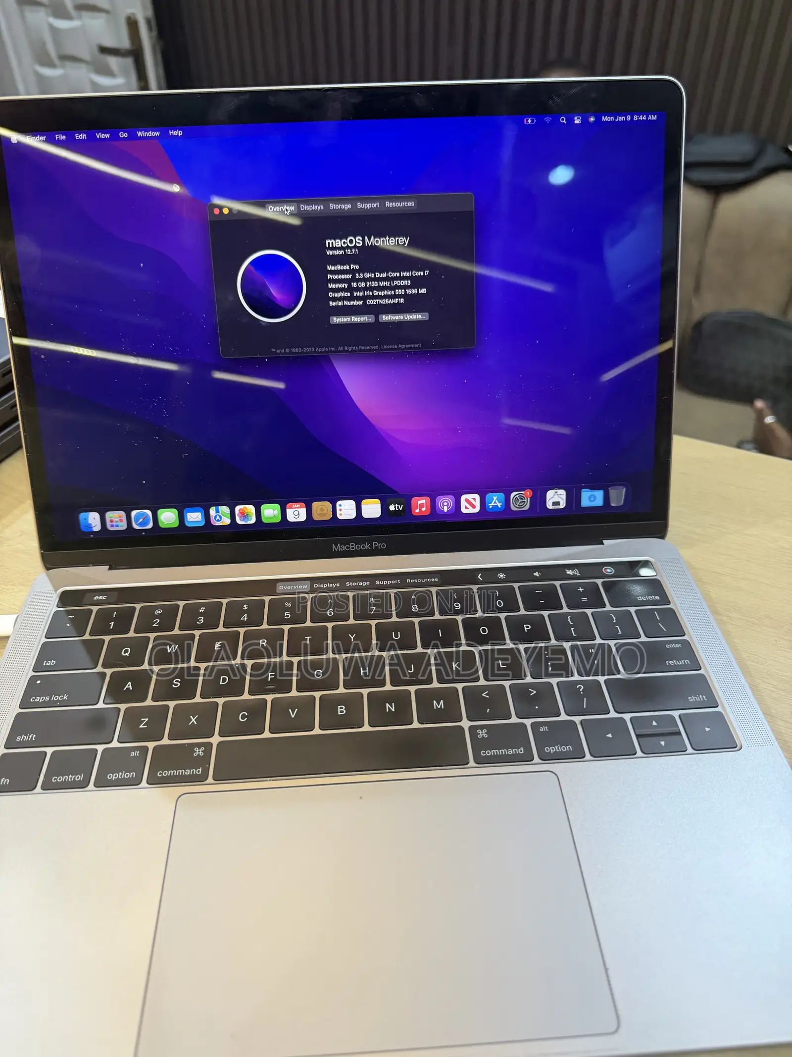 Laptop Apple MacBook Pro 2016 16GB Intel Core i7 SSD 1T