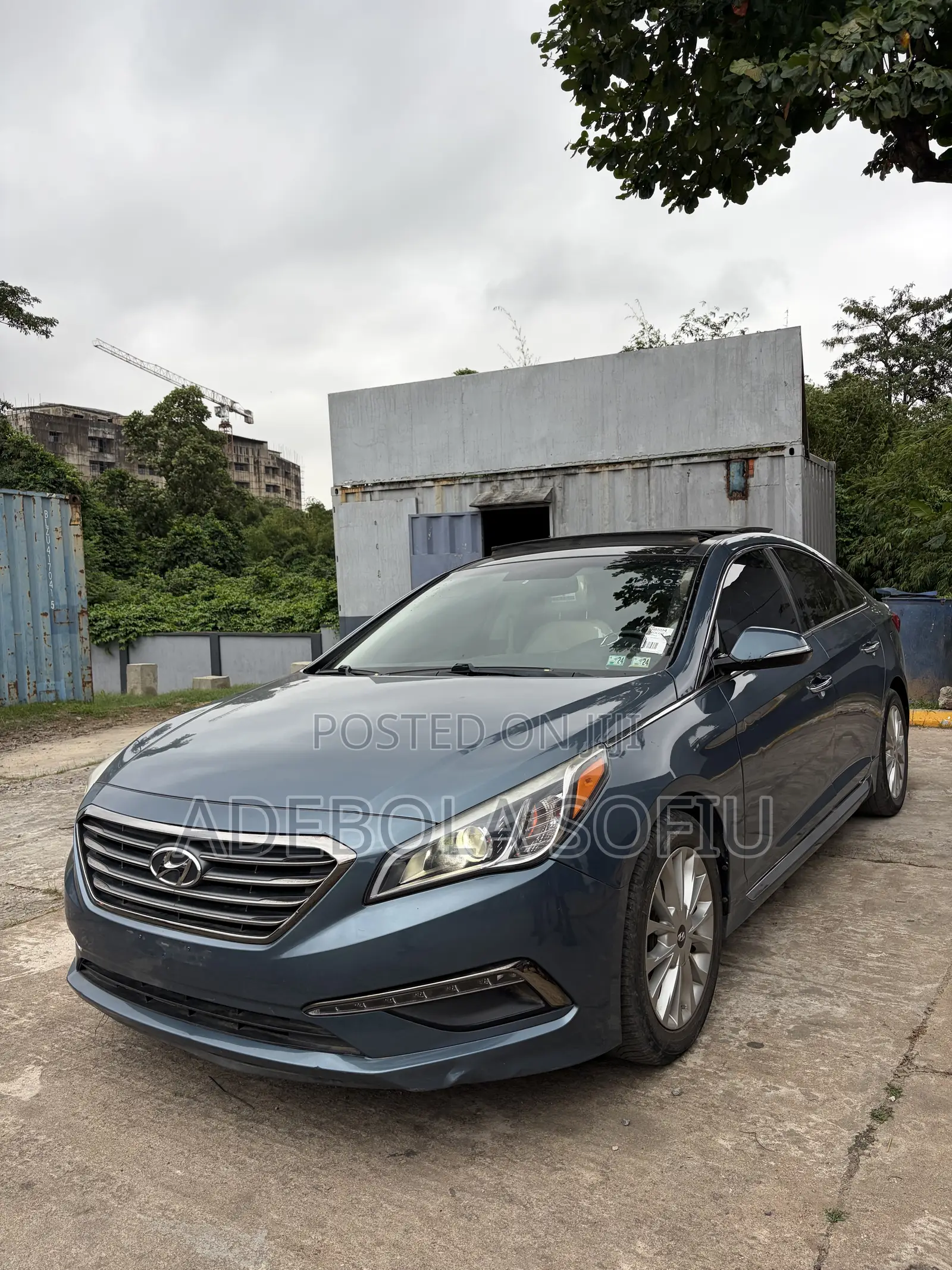 Hyundai Sonata Limited 4dr Sedan (2.4L 4cyl 6A) 2015 Blue