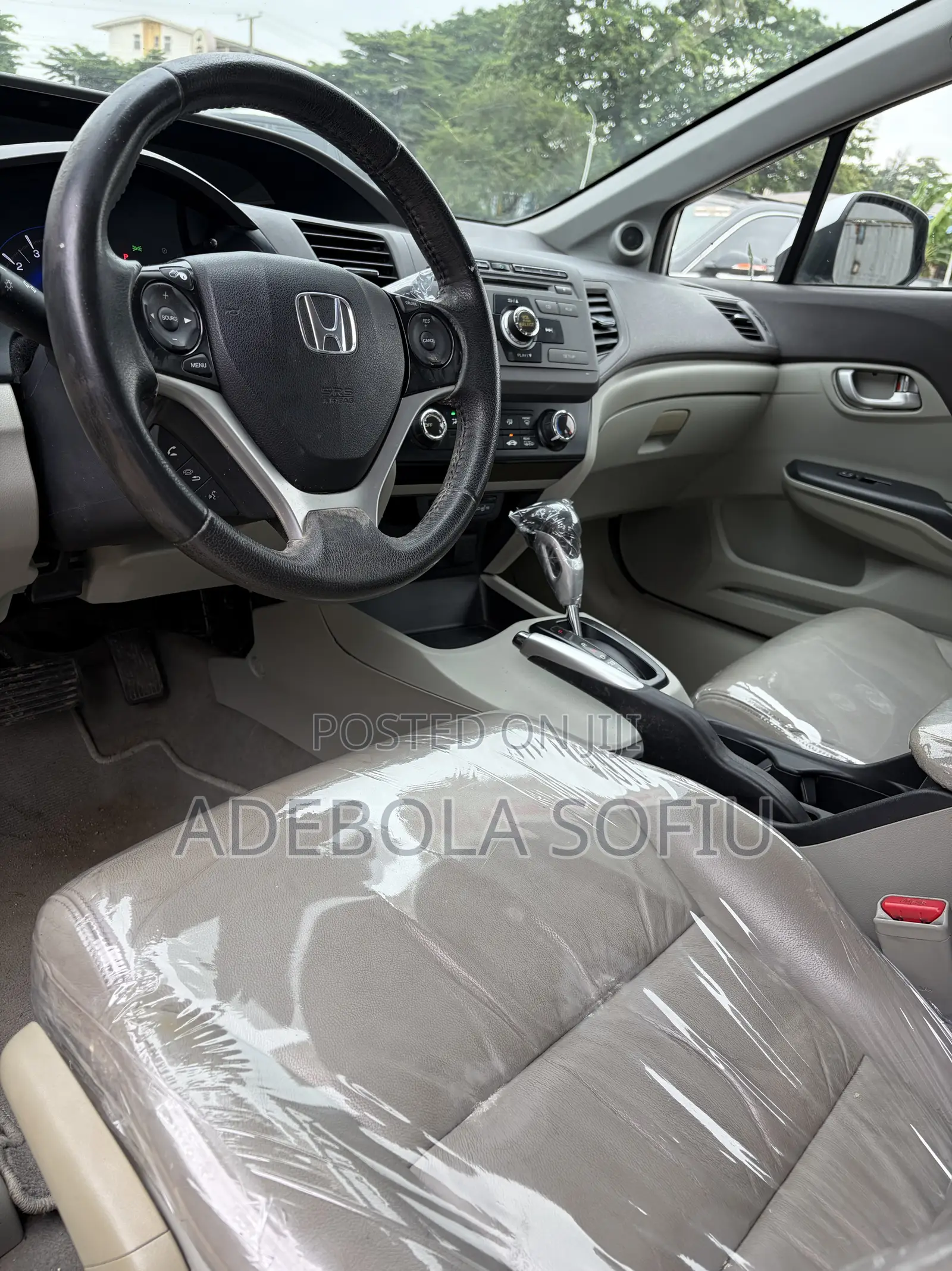 Honda Civic Sedan EX 2013 Silver