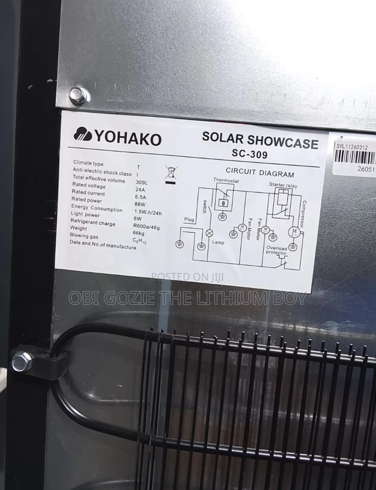 Yohako Solar Refrigerator Fridge Wine Cooler Best Importer of Yohako