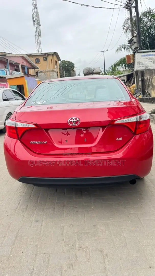Toyota Corolla LE Premium 4dr Sedan (1.8L 4cyl CVT) 2015 Red