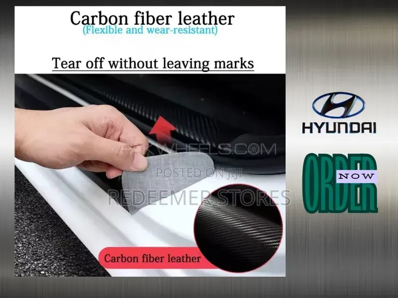 Universal HYUNDAI Car Door Sill Protector Strip - 4pcs