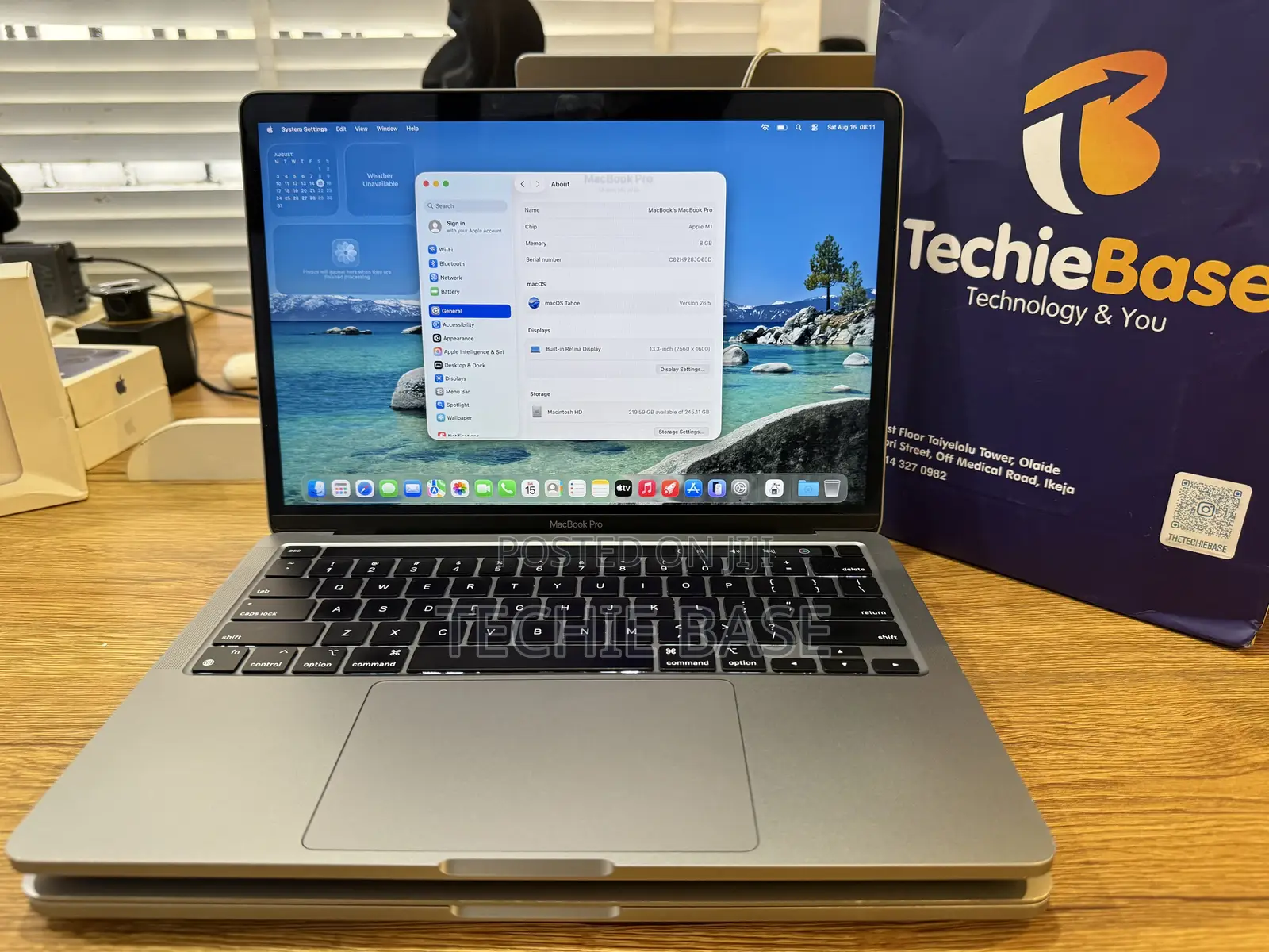 Laptop Apple MacBook Pro 2020 M1 8GB Apple M1 SSD 256GB