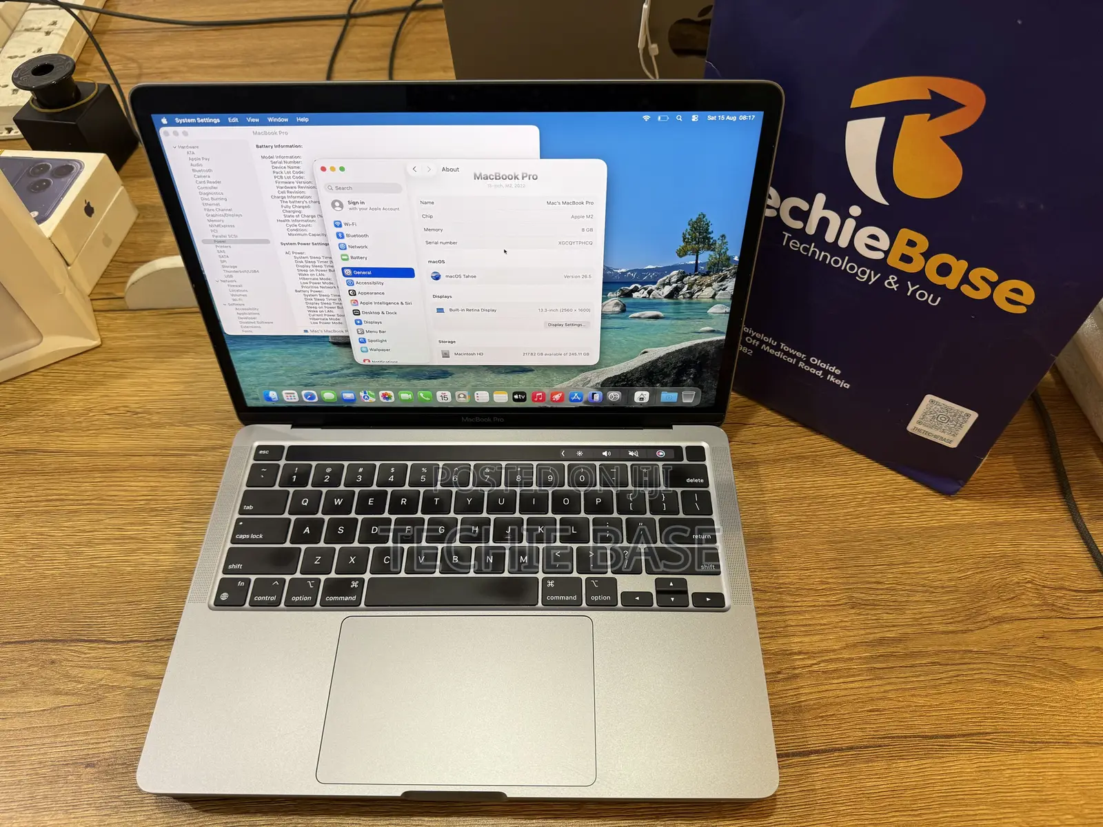 Laptop Apple MacBook Pro 2022 M2 8GB Apple M2 SSD 256GB