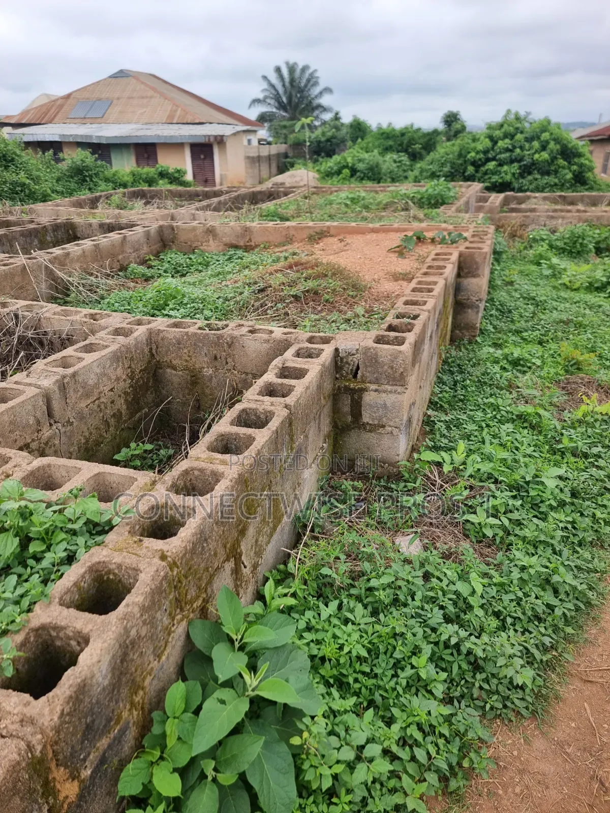A Plot of Land With a Foundation of 2 and 3 Bedrooms