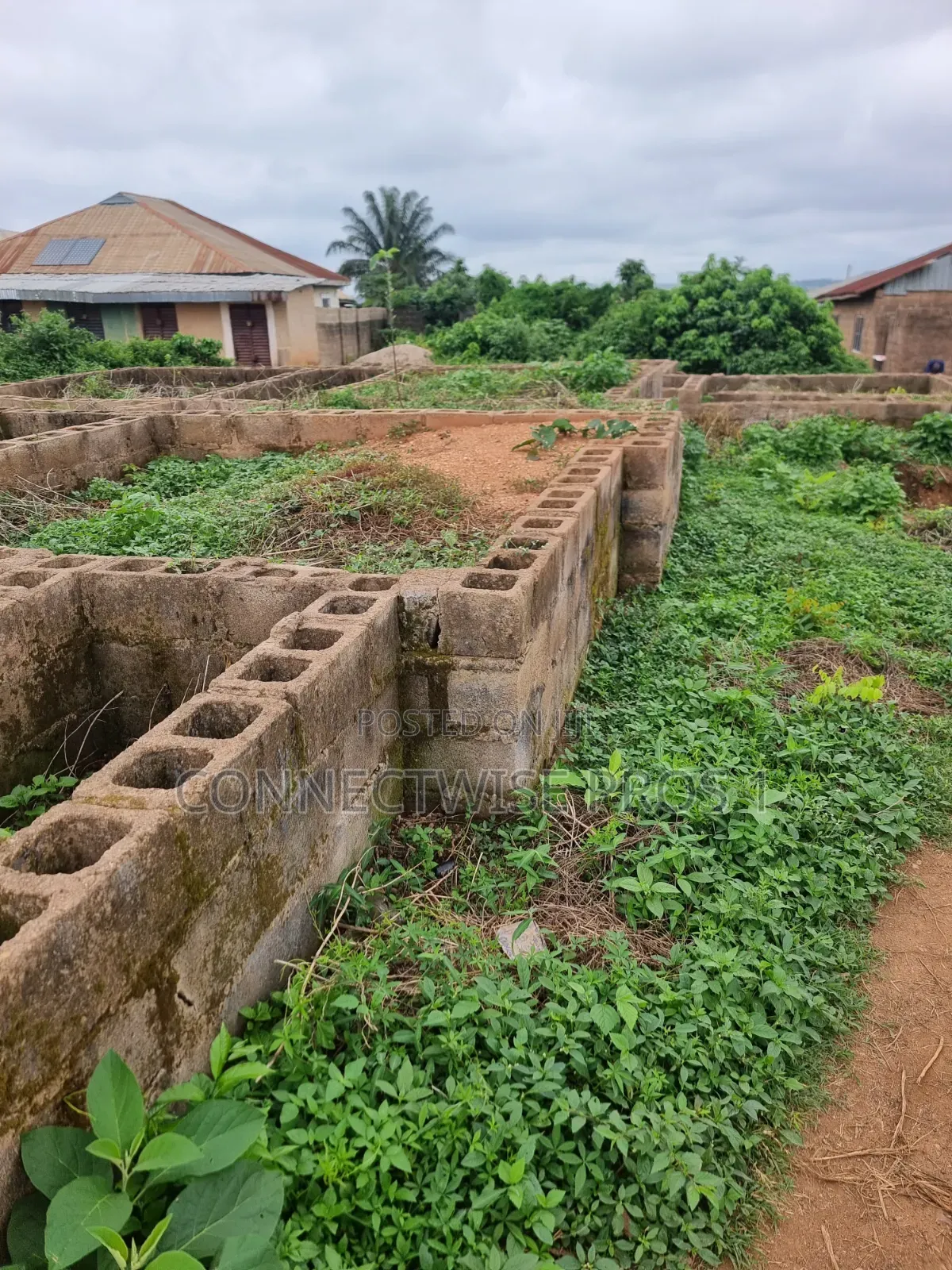 A Plot of Land With a Foundation of 2 and 3 Bedrooms