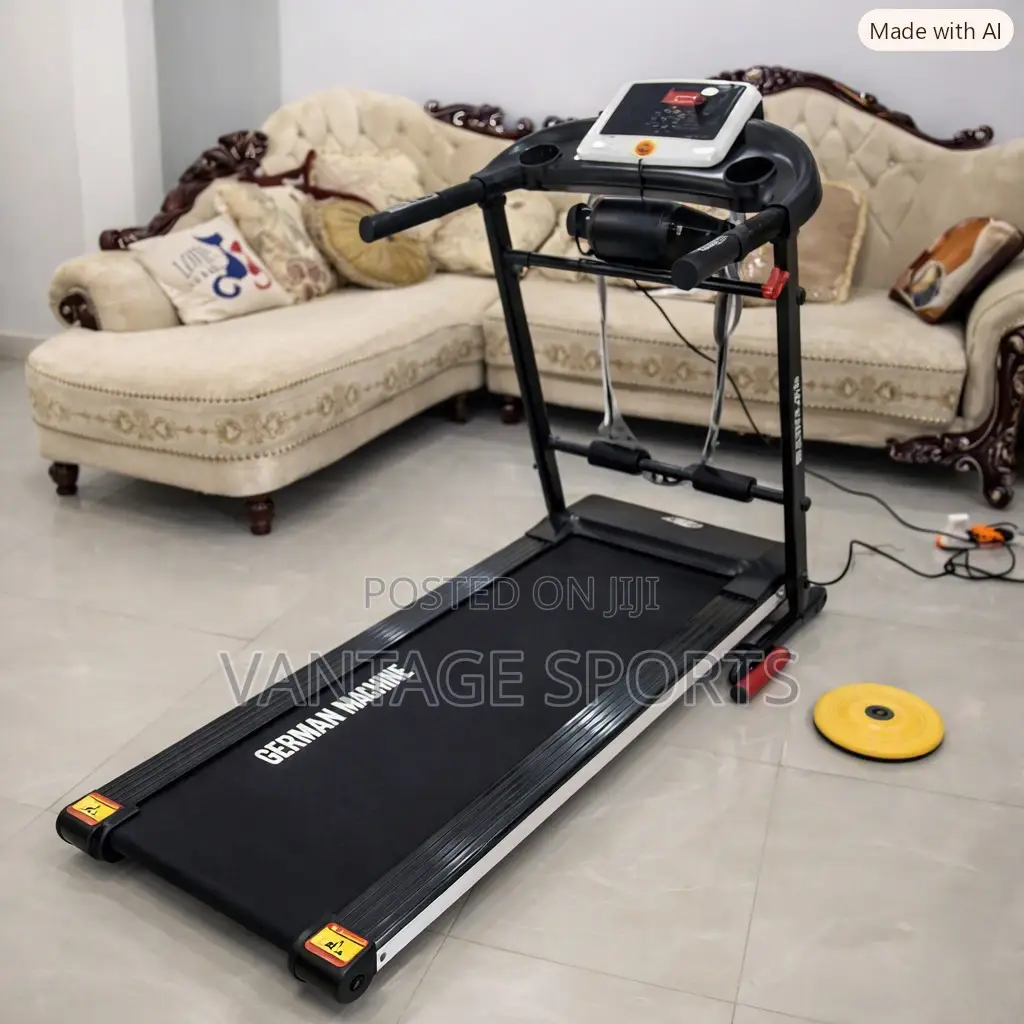 German Treadmill 2HP With Massager – 100/110kg User Capacity