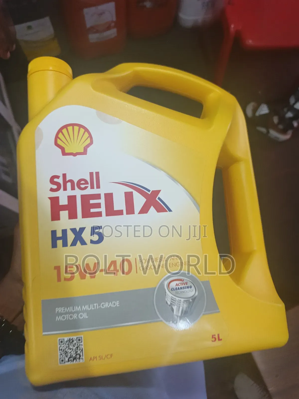 Shell Helix Hx5 15w-40 Premium Multi- Grade Motor Oil 4l