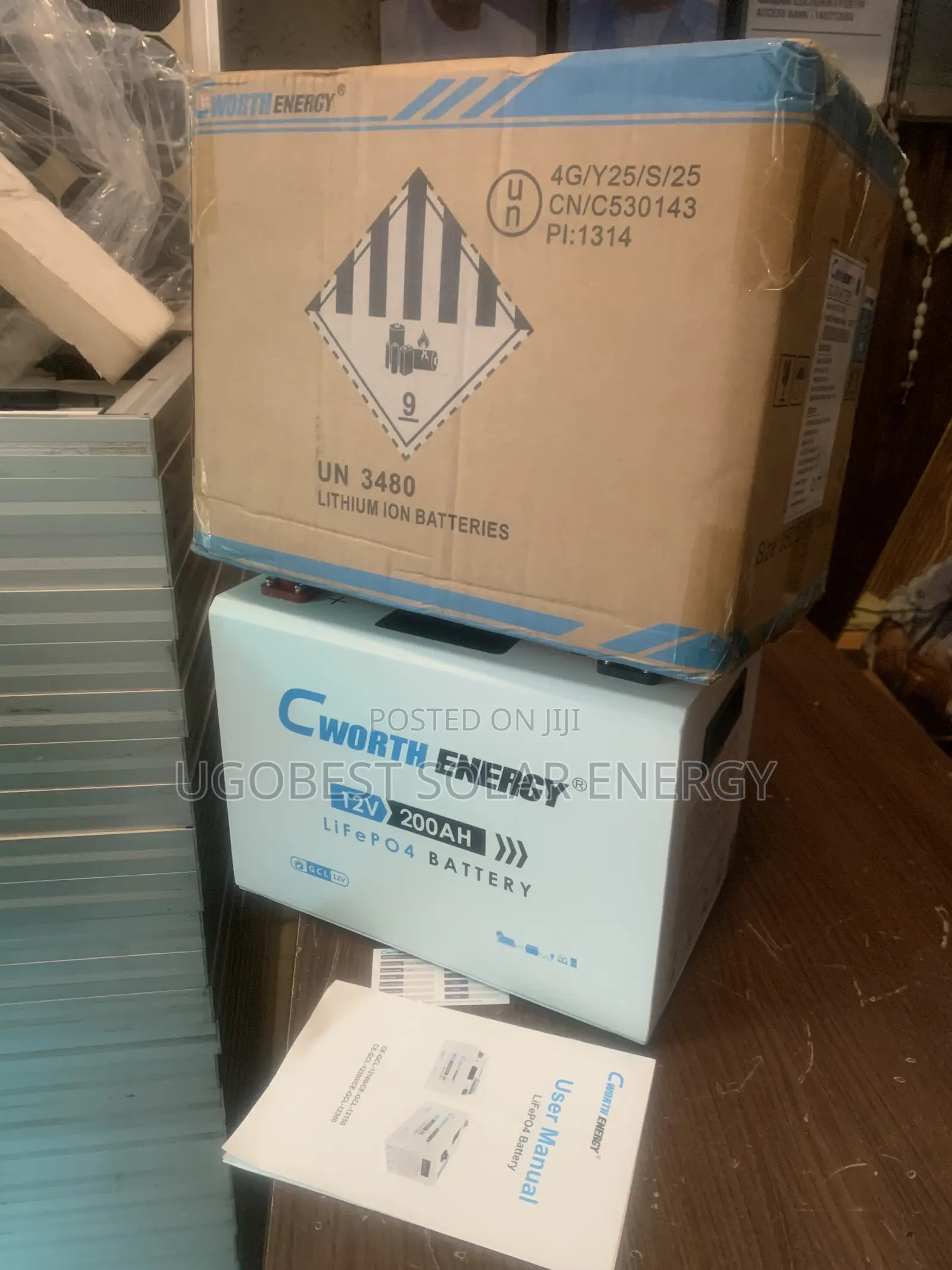 Cworth Lithium Ion Battery 200ah 12v 2.5kwh
