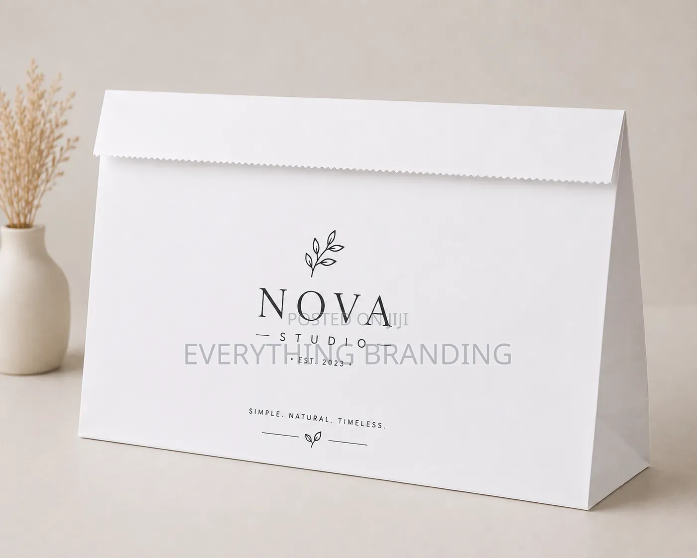 Lightweight A3 Craft or Kraft Paper Bag, for Supermarket or Boutiques