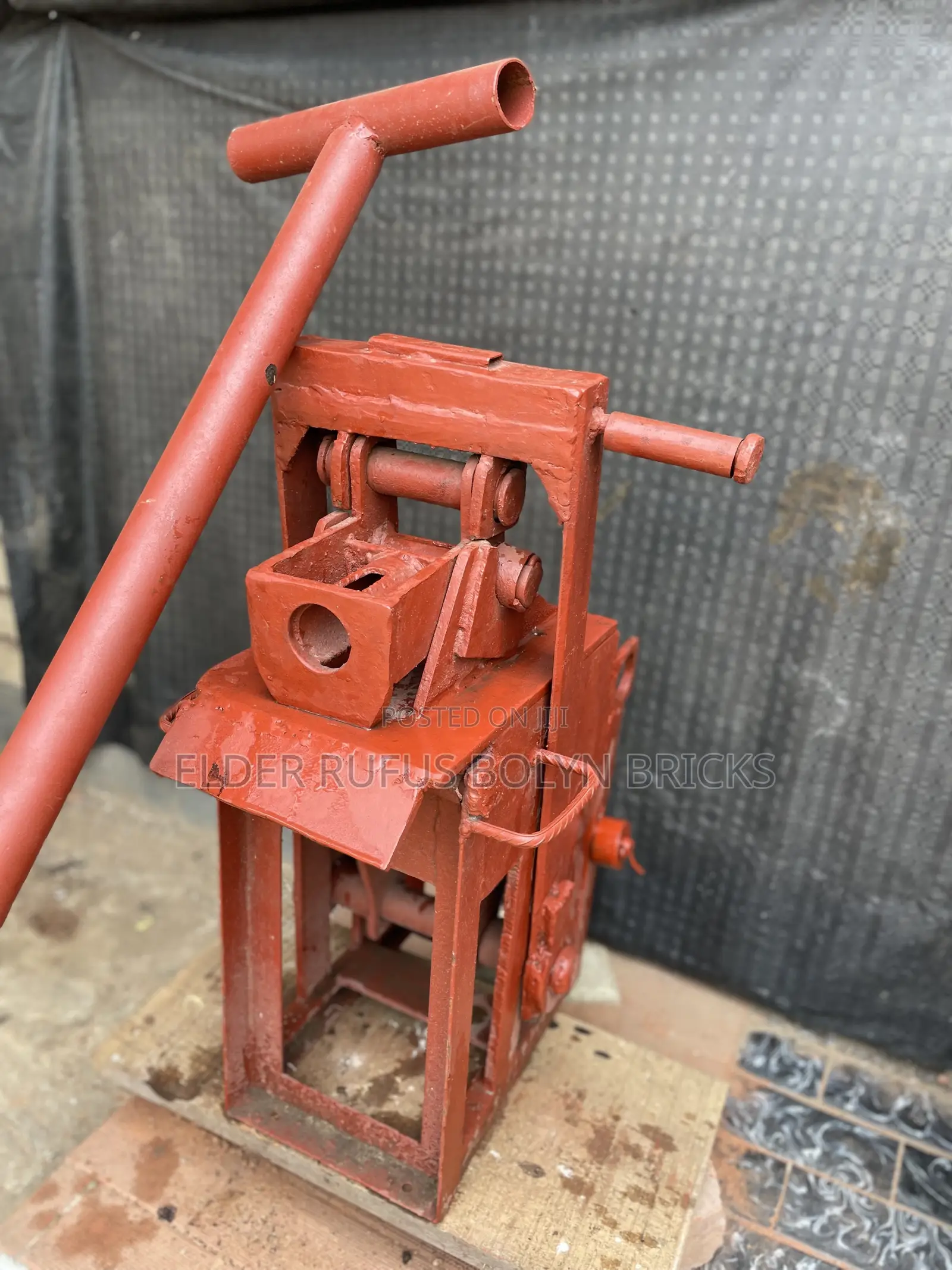 Single Hexa Floor Paving Brick Machine Press